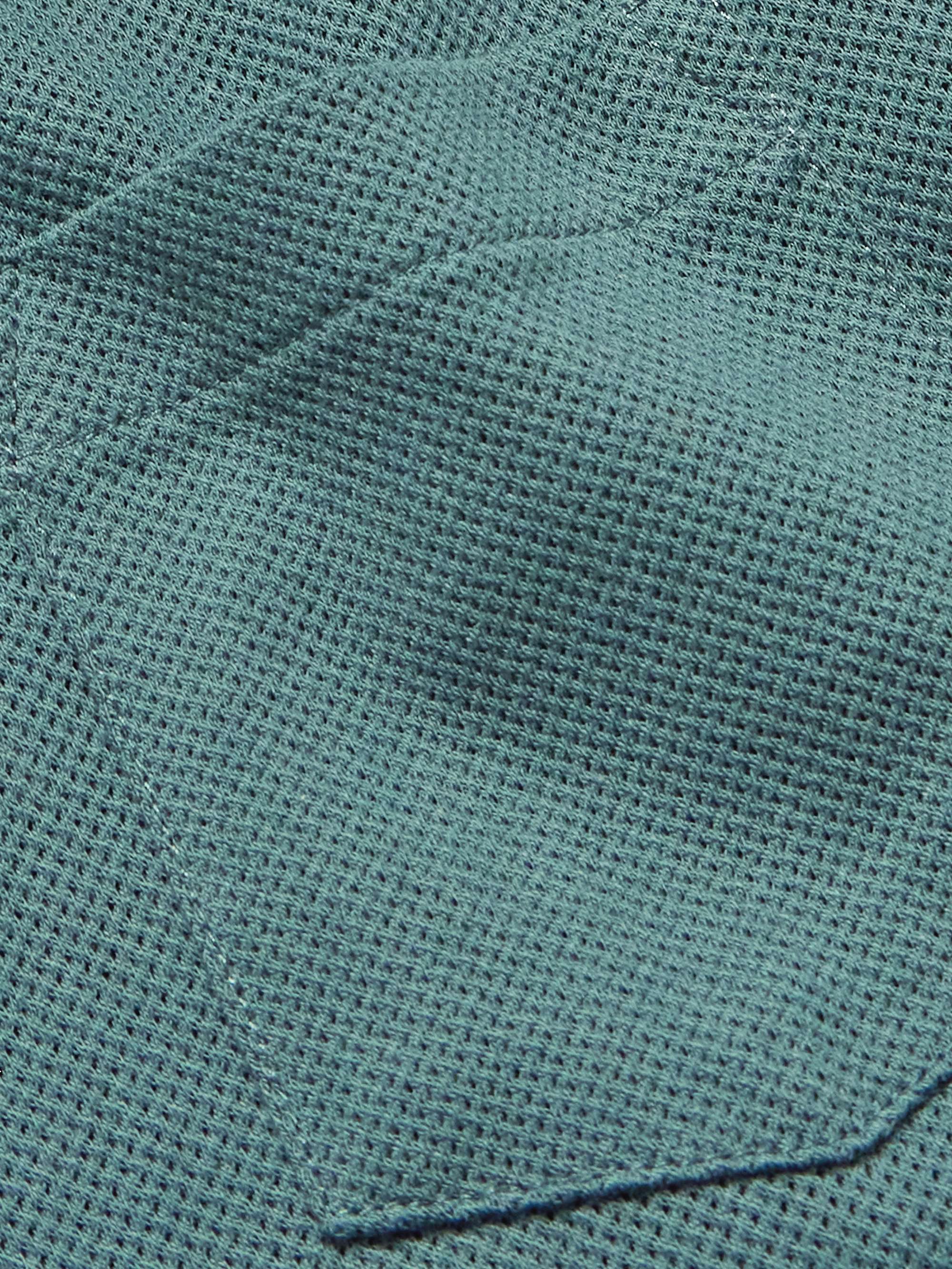 SUNSPEL Riviera Slim-Fit Cotton-Mesh Polo Shirt