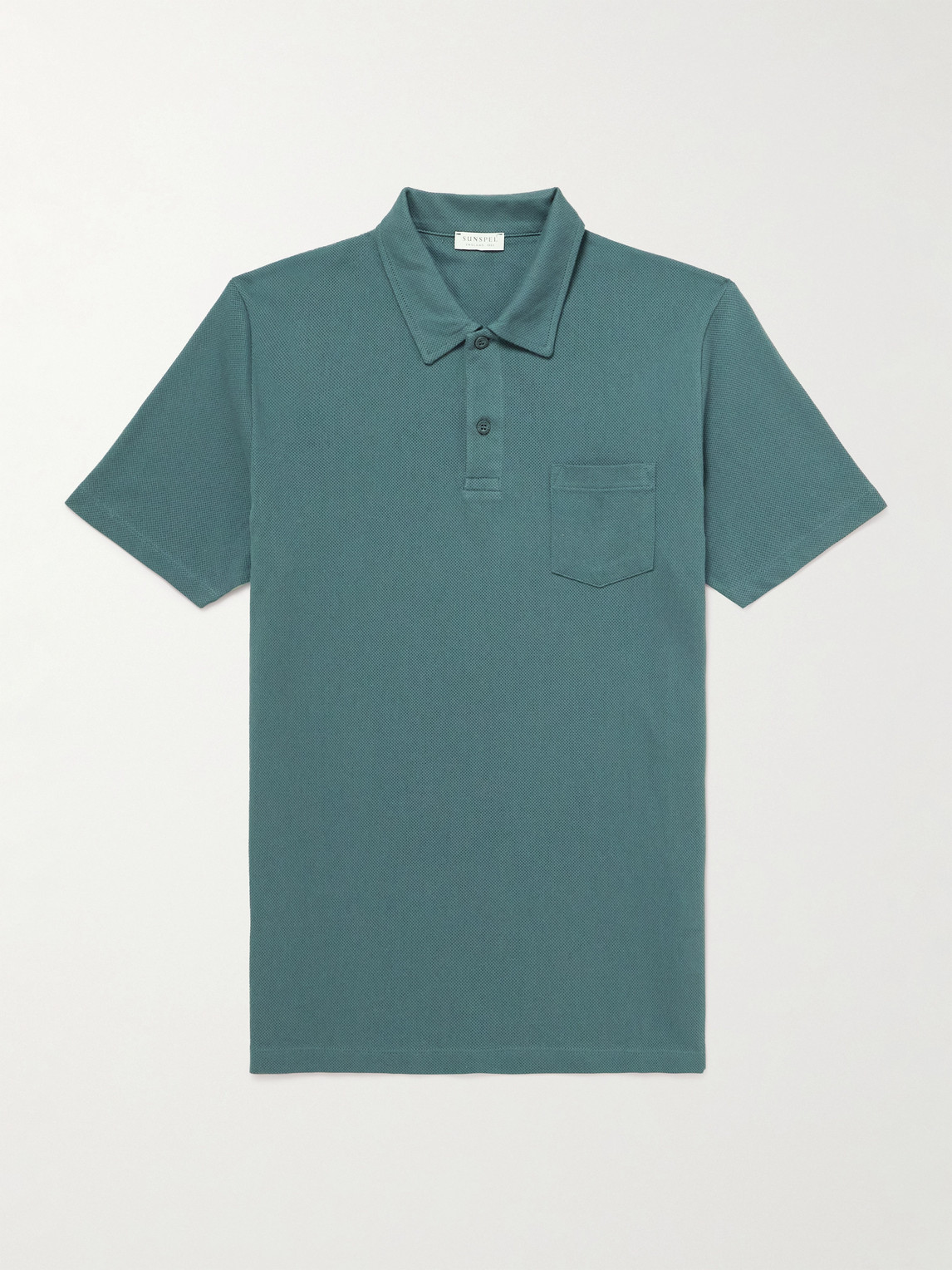 Sunspel Riviera lim-Fit Cotton-Mesh Polo hirt - Men