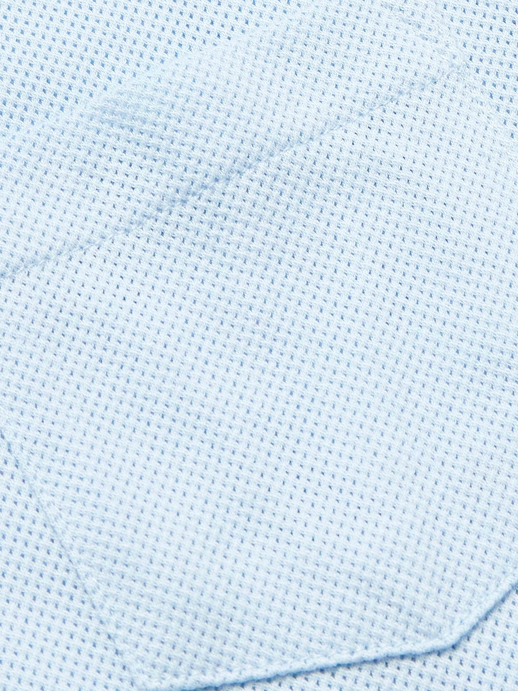 SUNSPEL Riviera Slim-Fit Cotton-Mesh Polo Shirt