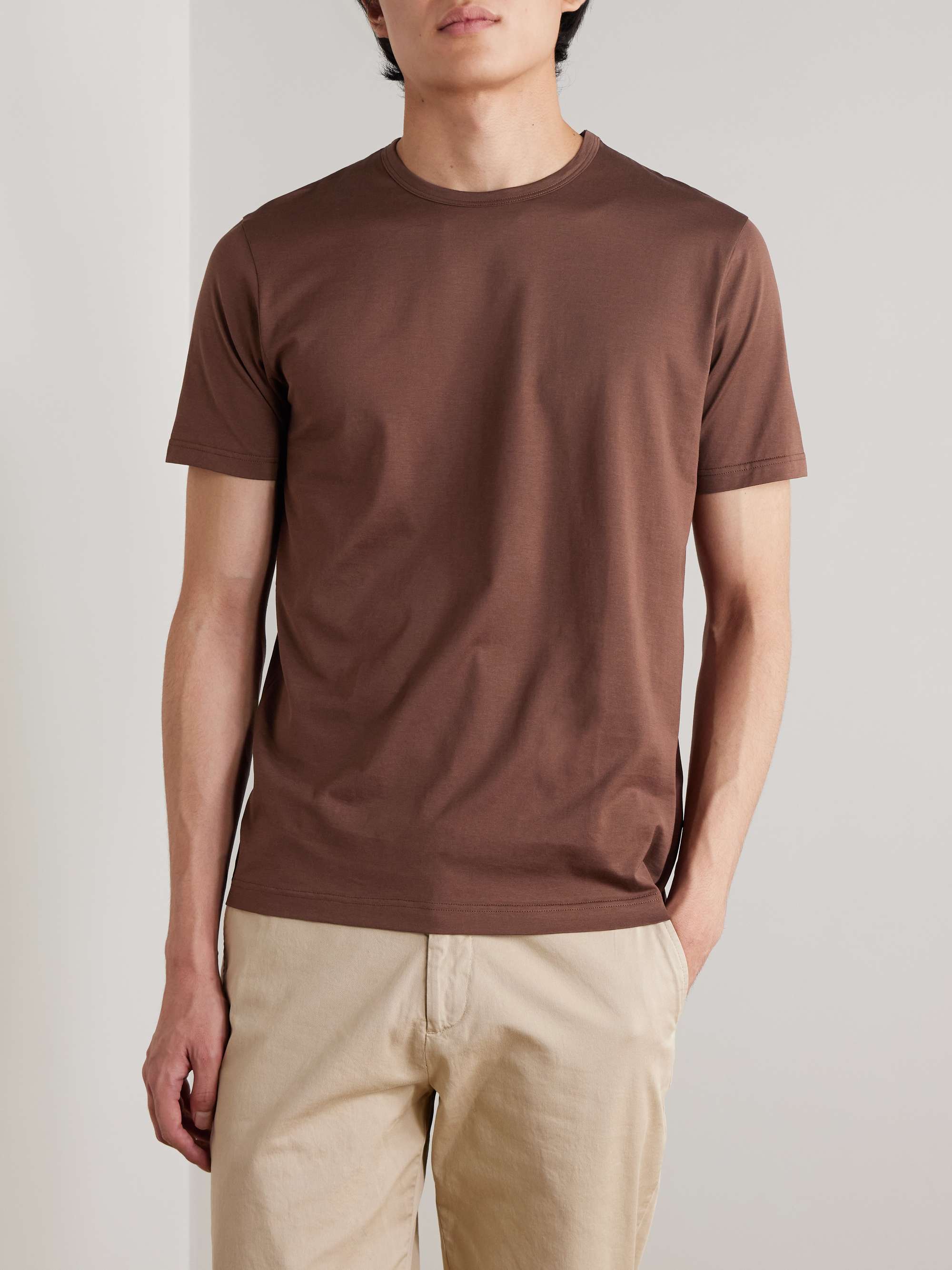 SUNSPEL Supima Cotton-Jersey T-Shirt
