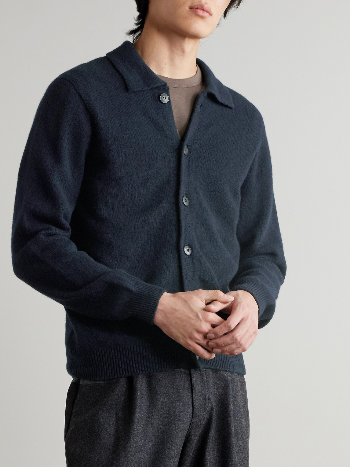  Sunspel - Wool Cardigan - Men - Blue - L 