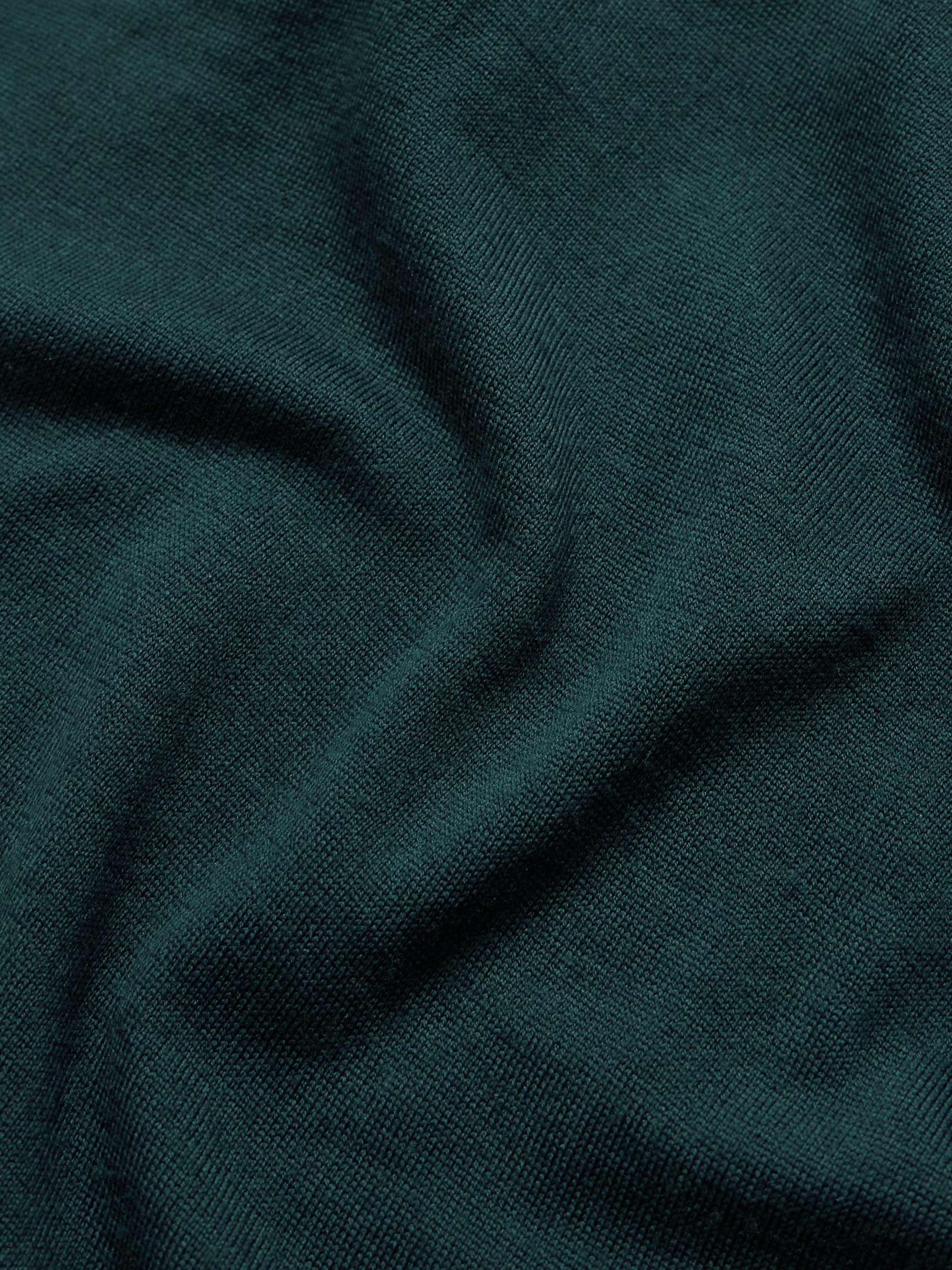 SUNSPEL Slim-Fit Merino Wool Polo Shirt