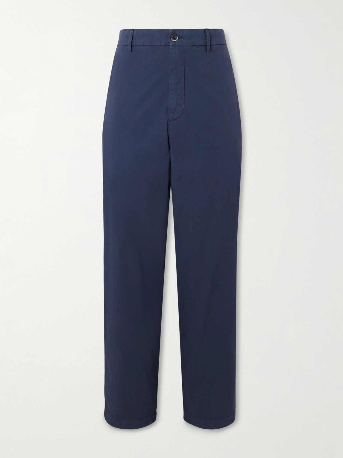 Barena Straight-Leg Garment-Dyed Cotton-Blend Suit Trousers - Men