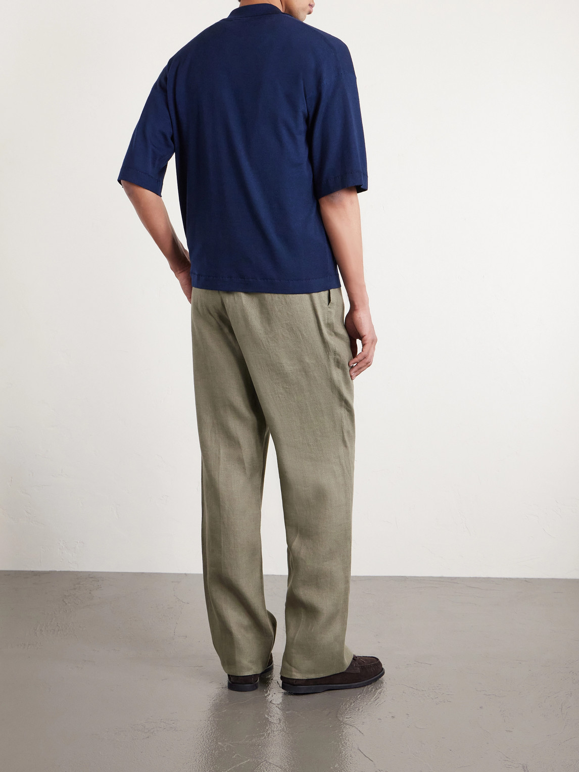  Barena - Merino Wool Shirt - Men - Blue - S 