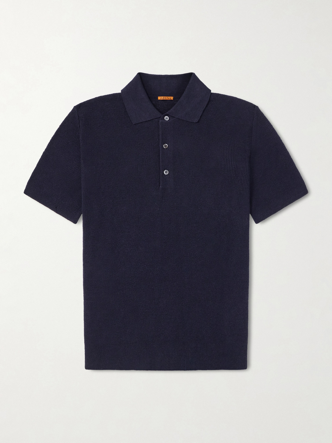 Barena Waffle-Knit Linen and Cotton-Blend hirt - Men