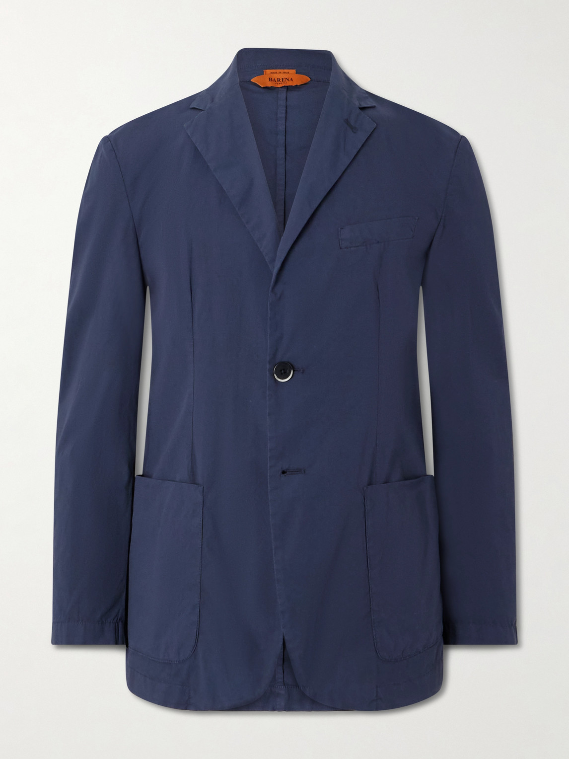 Barena Slim-Fit Garment-Dyed Cotton-Blend Suit Jacket - Men