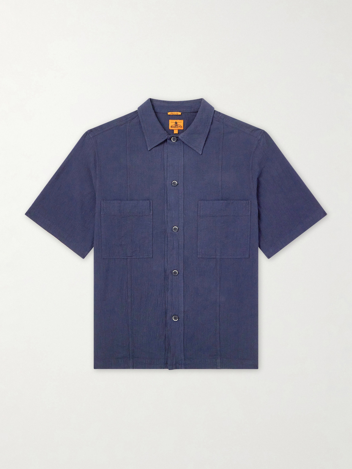 Barena Garment-Dyed Cotton-Gauze Shirt IT 50
