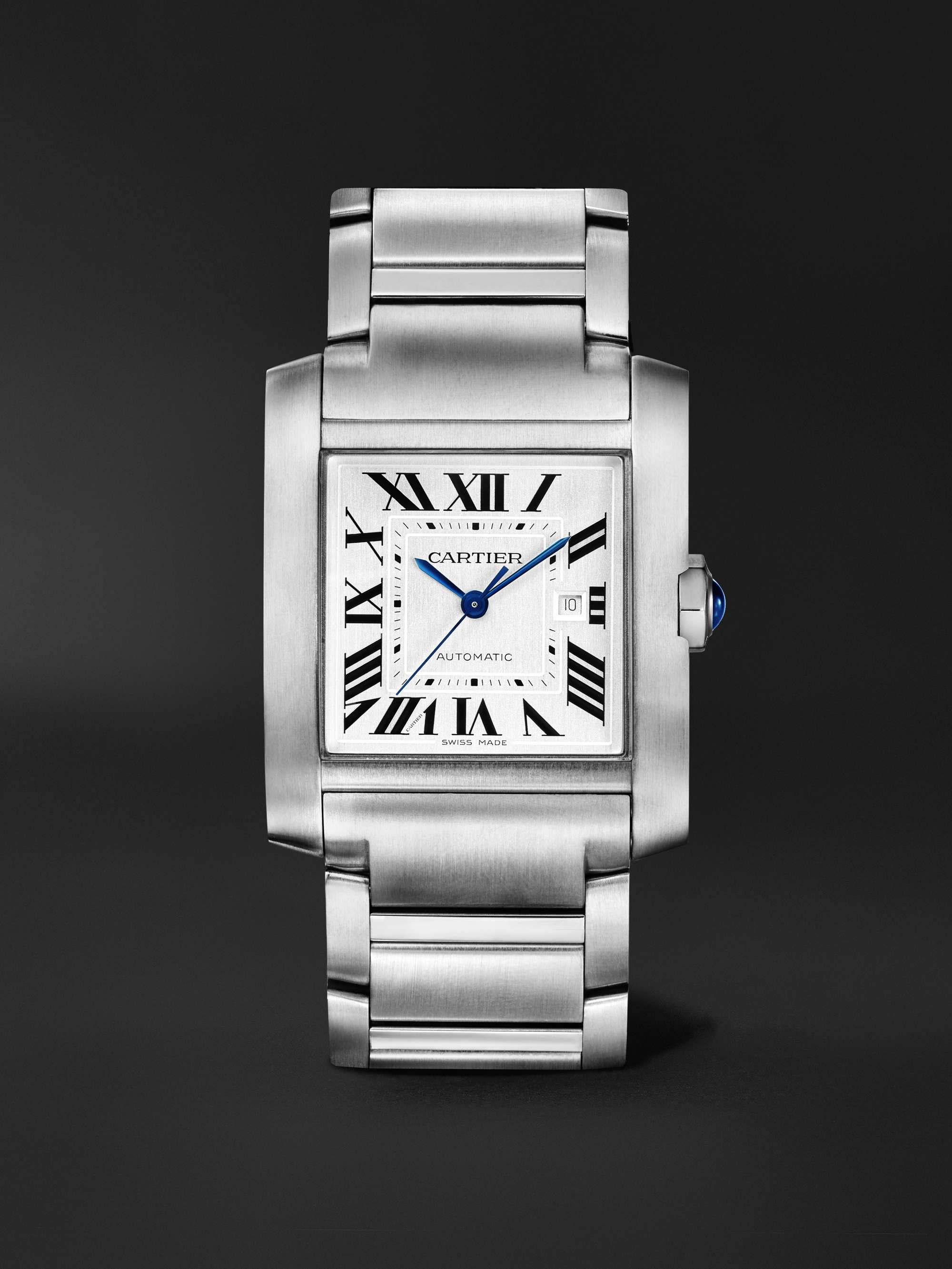 CARTIER Santos De Cartier Large Automatic 18-Karat Rose Gold Watch