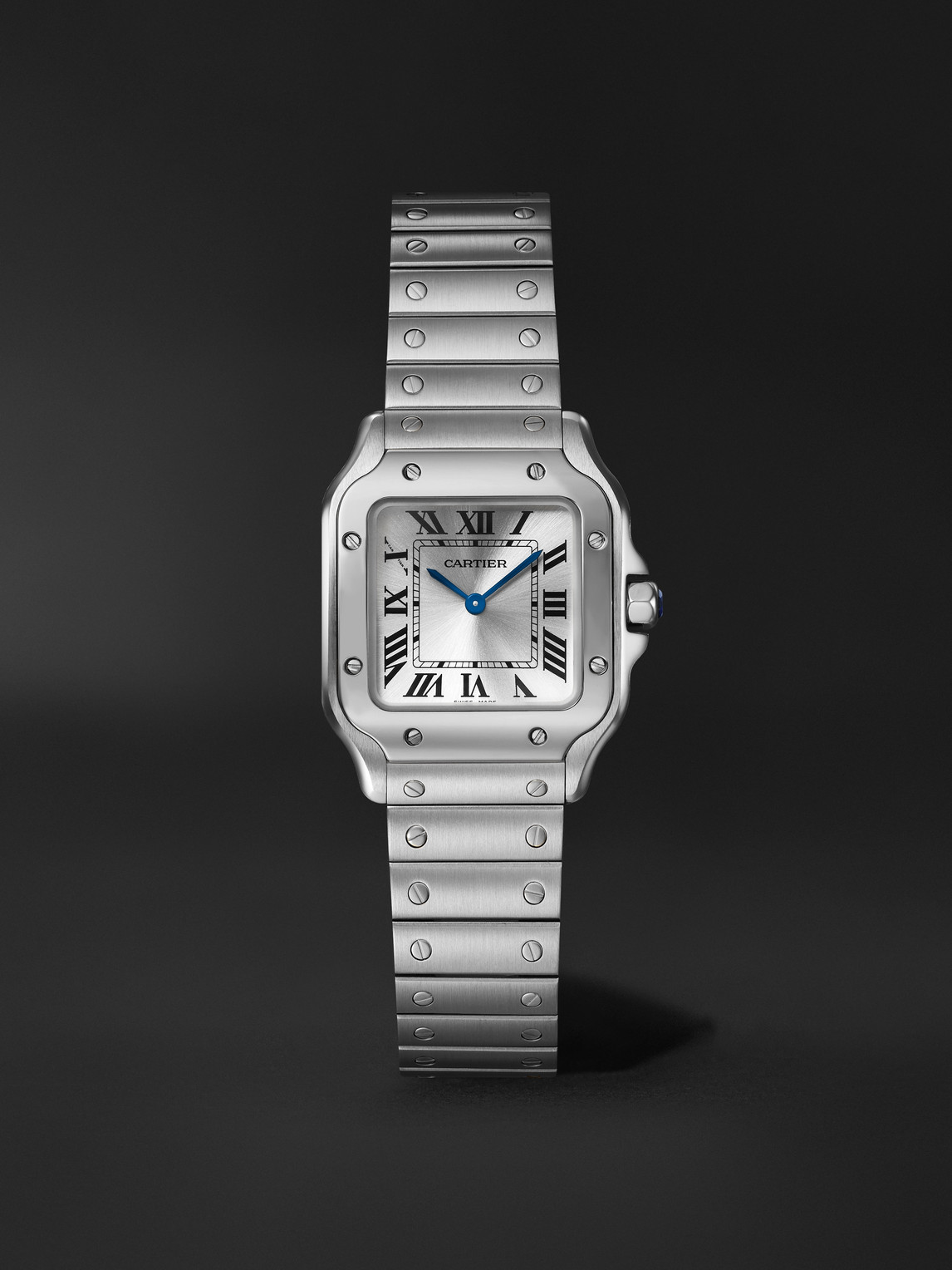 Cartier Santos de Small Stainless Steel Interchangeable Watch, Ref. WSSA0082 - Men | Thumbnail 7 Cartier Santos de Small Stainless Steel Interchangeable Watch, Ref. WSSA0082 - Men | Thumbnail 7