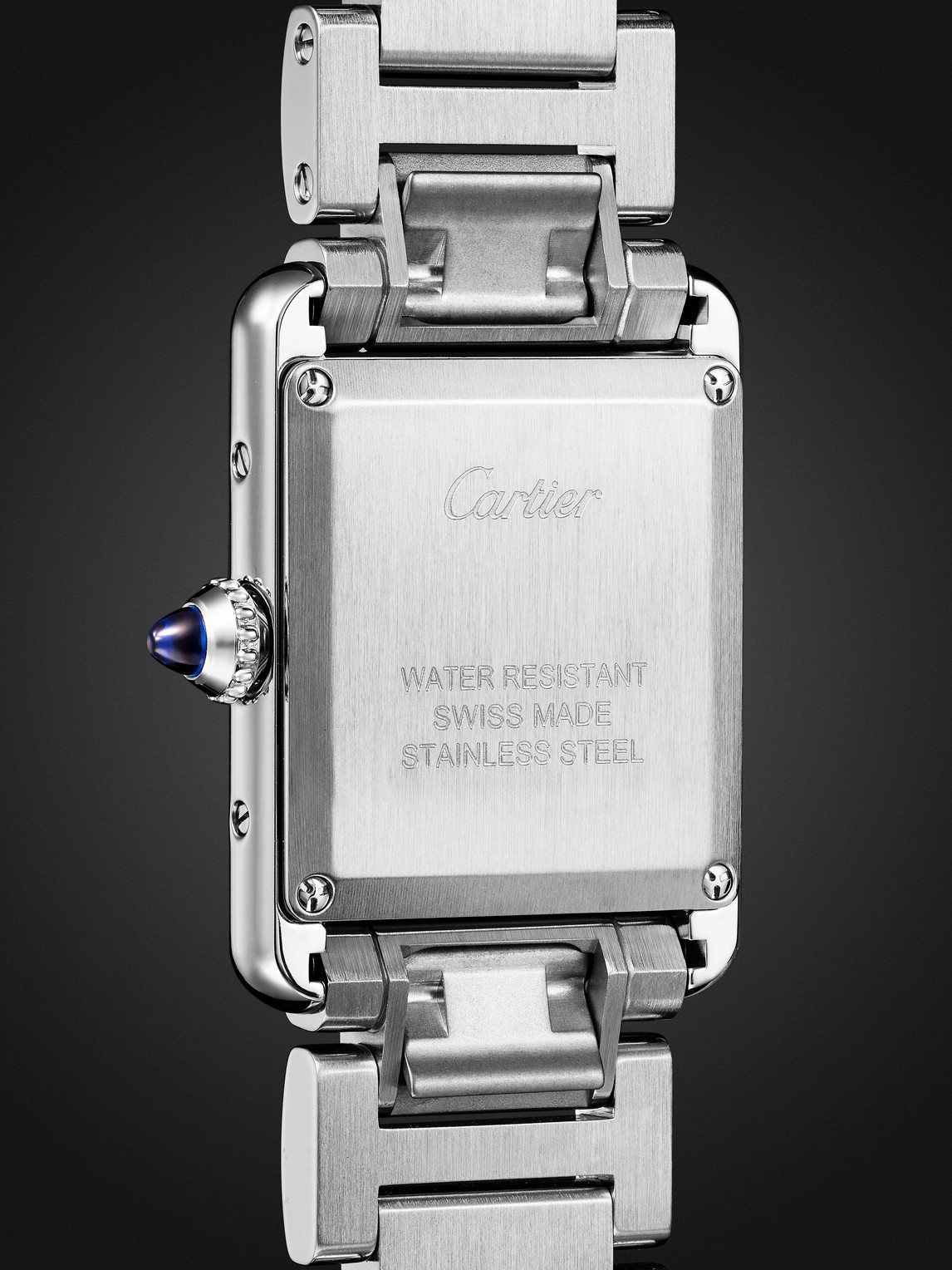  Cartier - Tank Must De Cartier Small Solarbeat™ 29.5mm Stainless Steel Watch, Ref. No. Wsta0121 - Men - White 