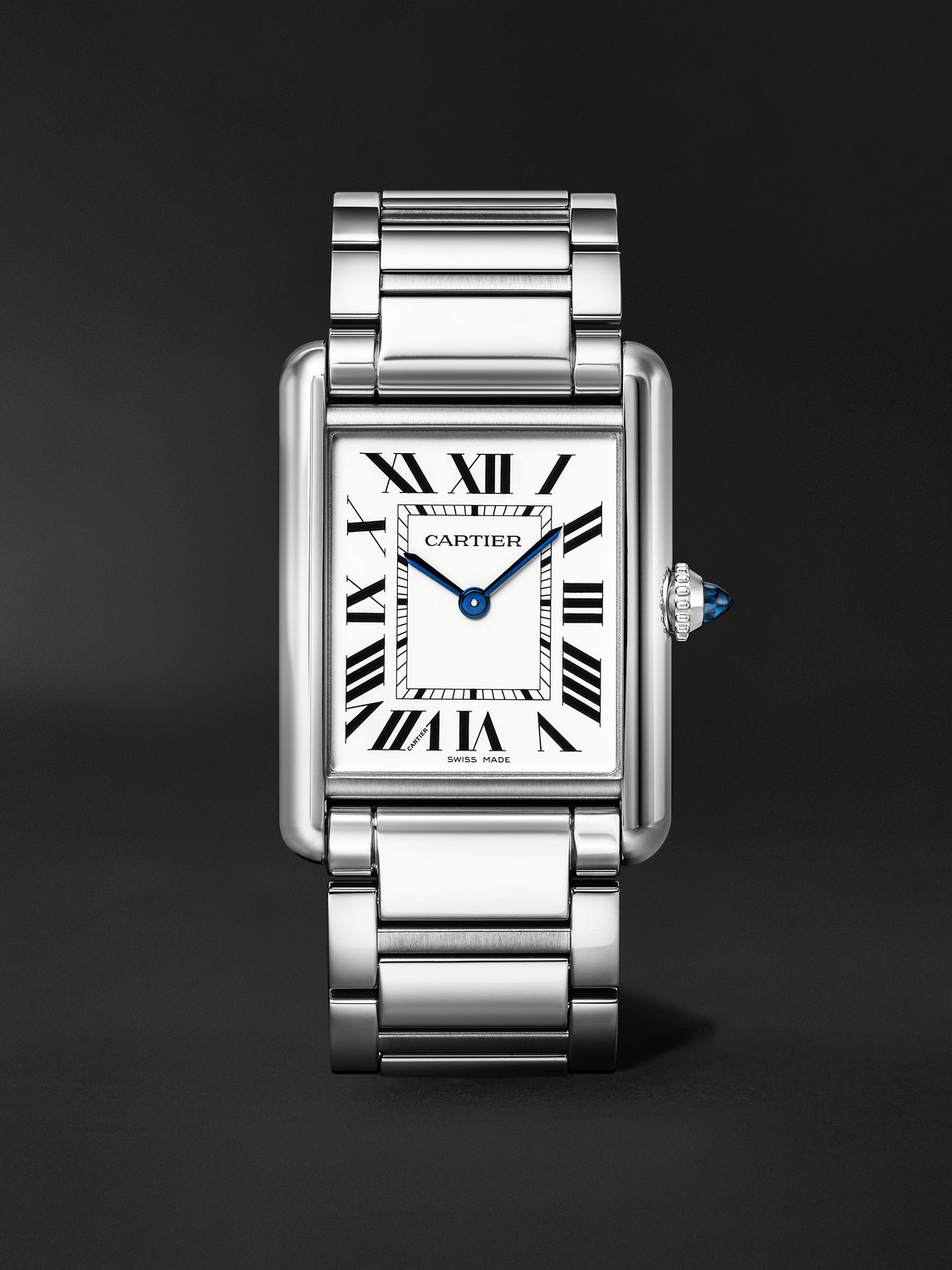 Cartier Tank Must Large 33.7mm Stainless Steel Watch, Ref. No. WSTA0106 - Men