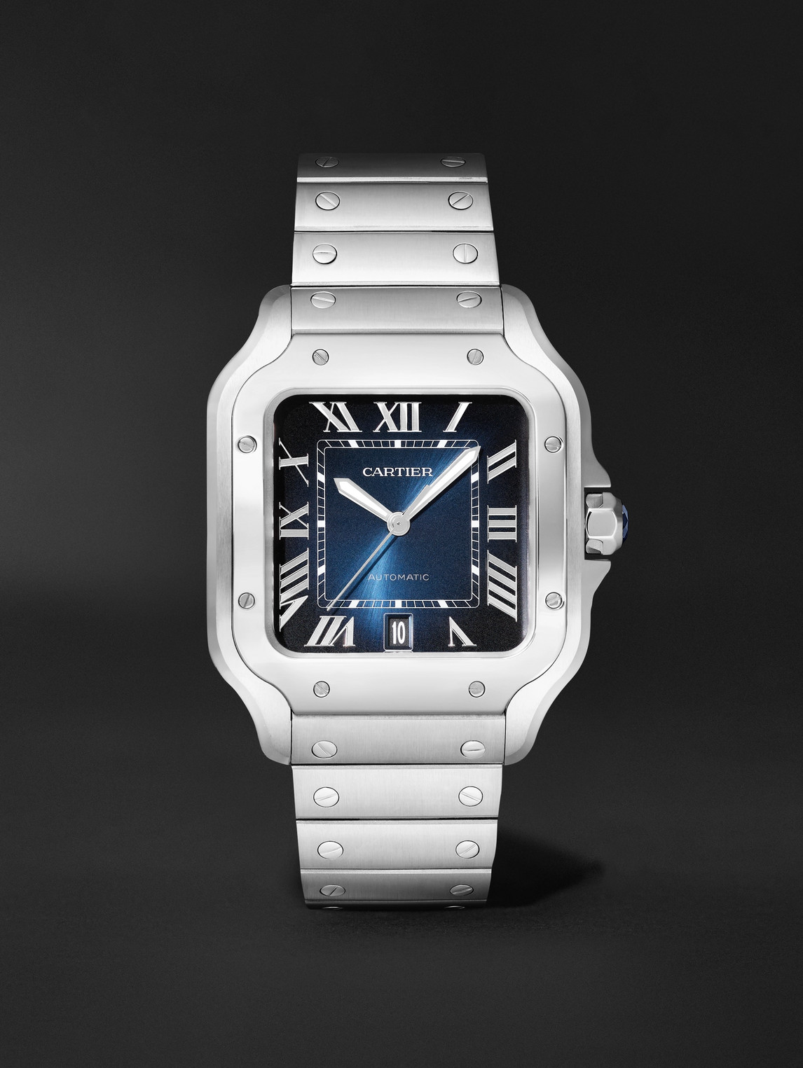 Cartier Santos de Automatic Interchangeable Steel Watch, Ref. WSSA0071 - Men | Thumbnail 7 Cartier Santos de Automatic Interchangeable Steel Watch, Ref. WSSA0071 - Men | Thumbnail 7