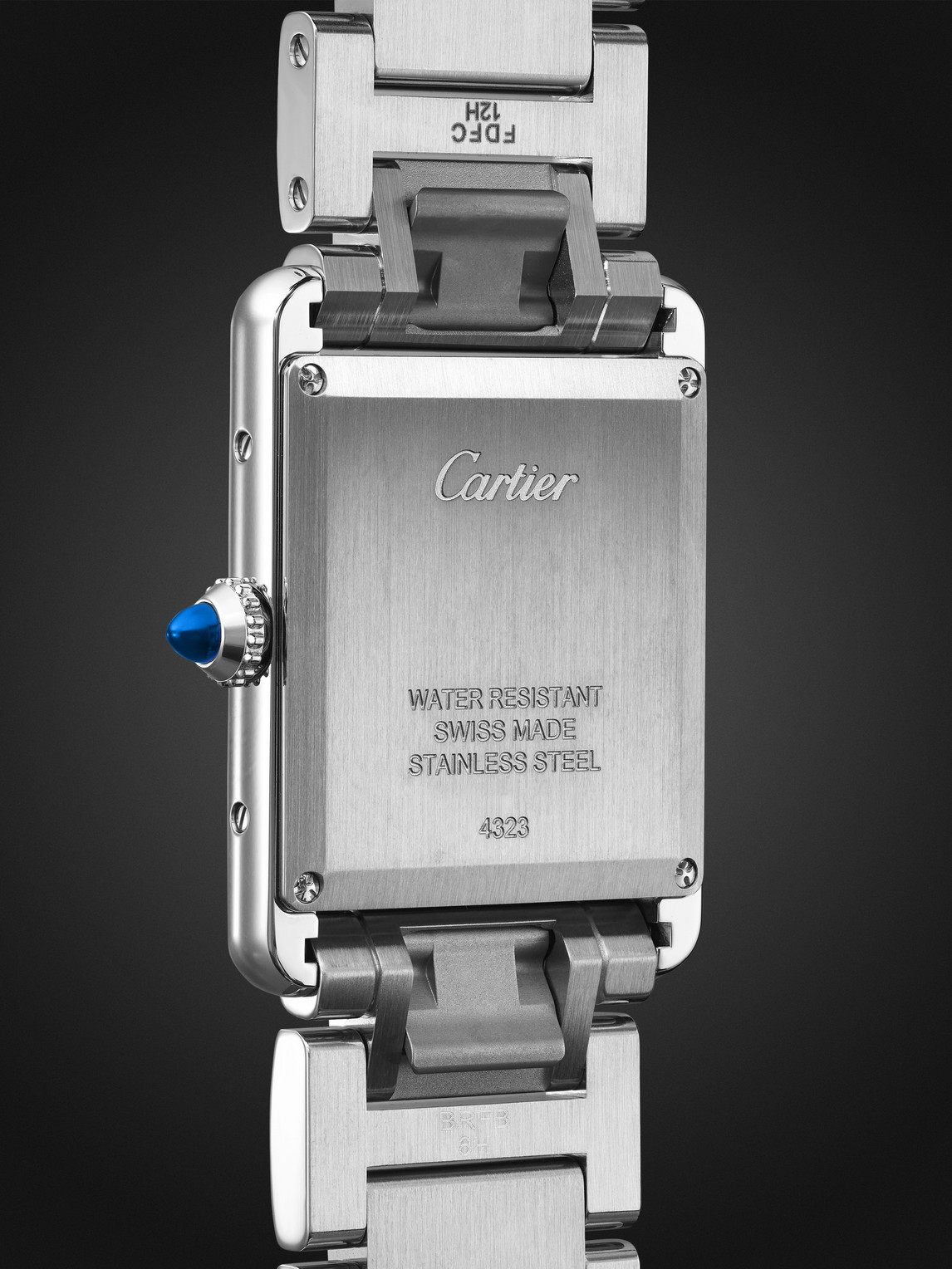  Cartier - Tank Must De Cartier Large Solarbeat™ 33.7mm Stainless Steel Watch, Ref. No. Crwsta0122 - Men - White 