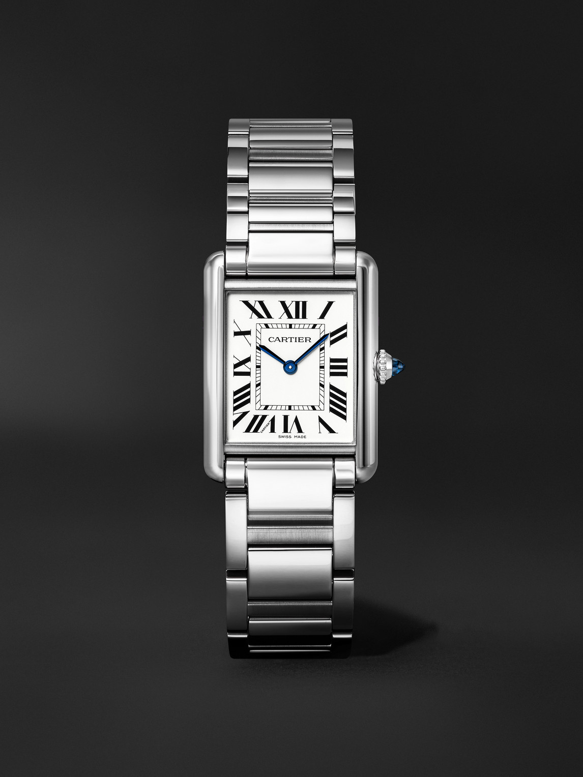 Cartier Tank Must de  Large SolarBeat™ 33.7mm Stainless Steel Watch, Ref. No. CRWSTA0122 - Men