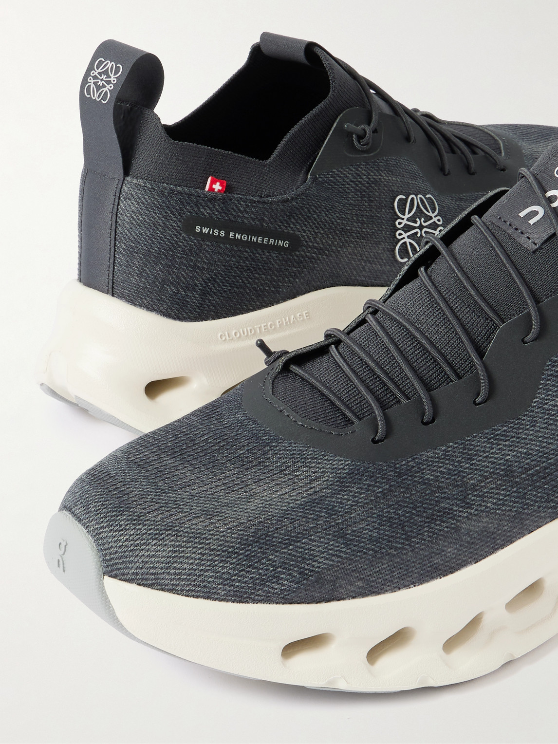 Loewe On Cloudtilt 8 Mesh And Stretch-knit Running Sneakers In Gray
