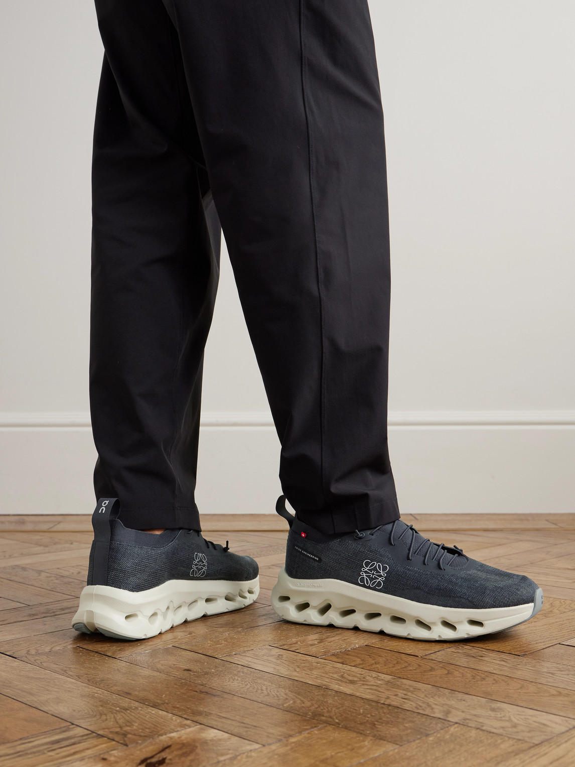 Loewe On Cloudtilt 8 Mesh And Stretch-knit Running Sneakers In Gray