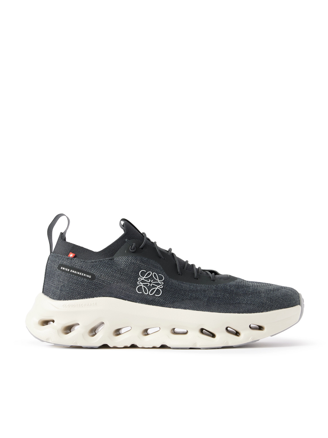Loewe On Cloudtilt 8 Mesh And Stretch-knit Running Sneakers In Gray