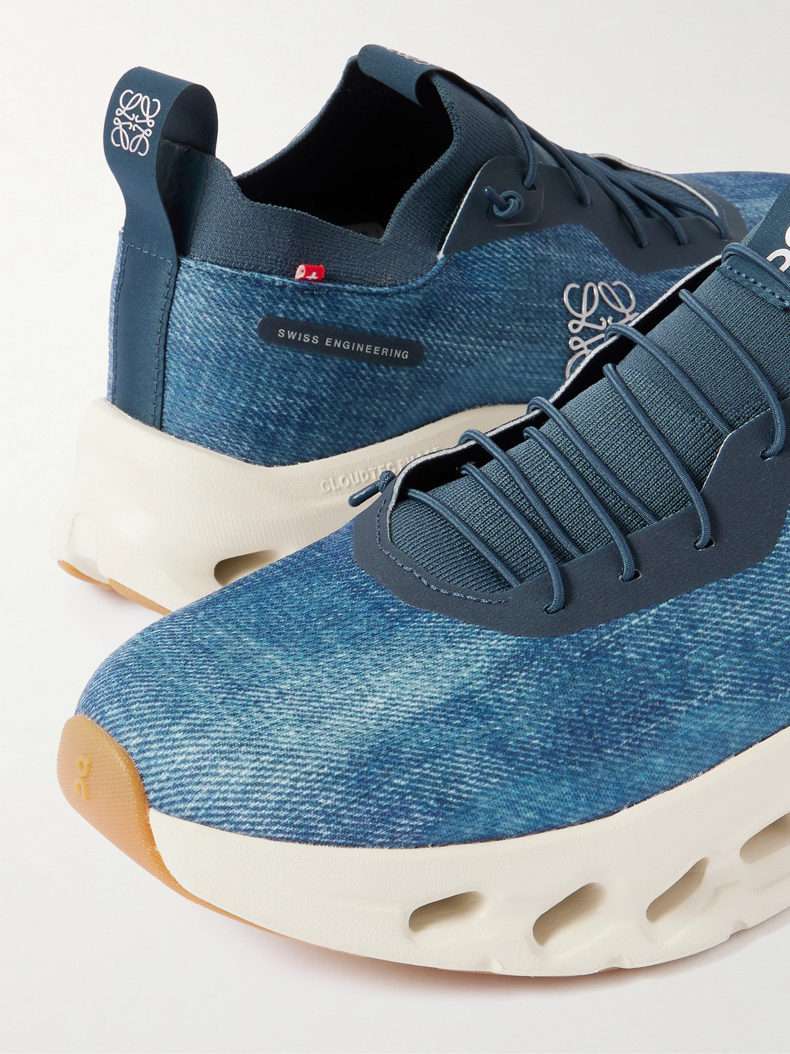 Loewe On Cloudtilt 8 Mesh And Stretch-knit Running Sneakers In Blue