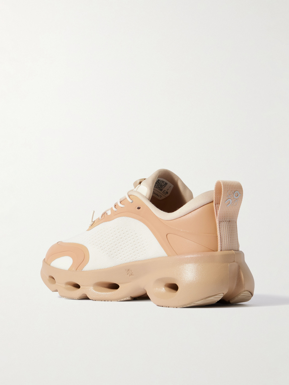 Loewe On 8 Cloud Rubber-trimmed Mesh Sneakers In Brown
