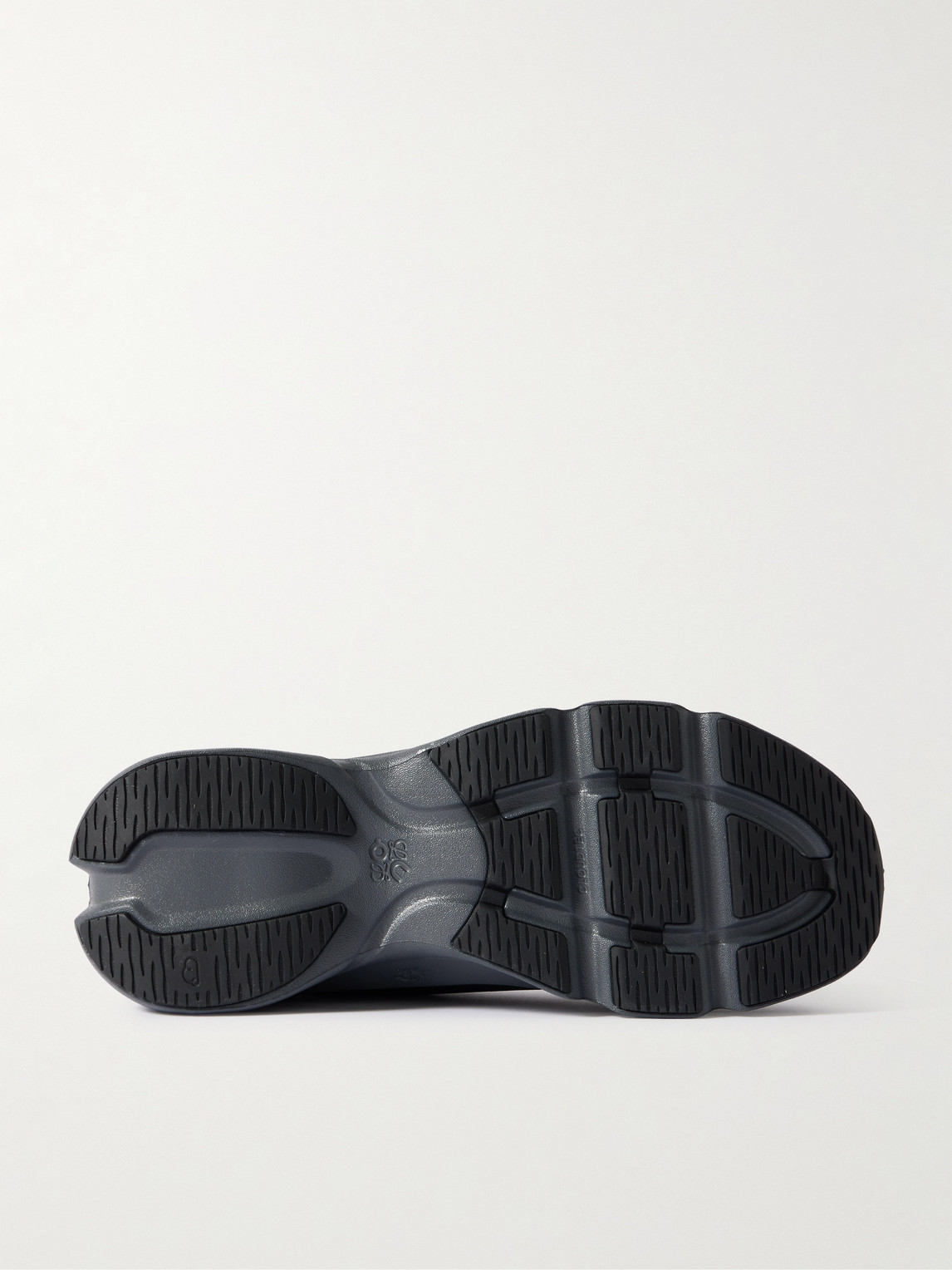 Loewe On 8 Cloud Rubber-trimmed Mesh Sneakers In Black
