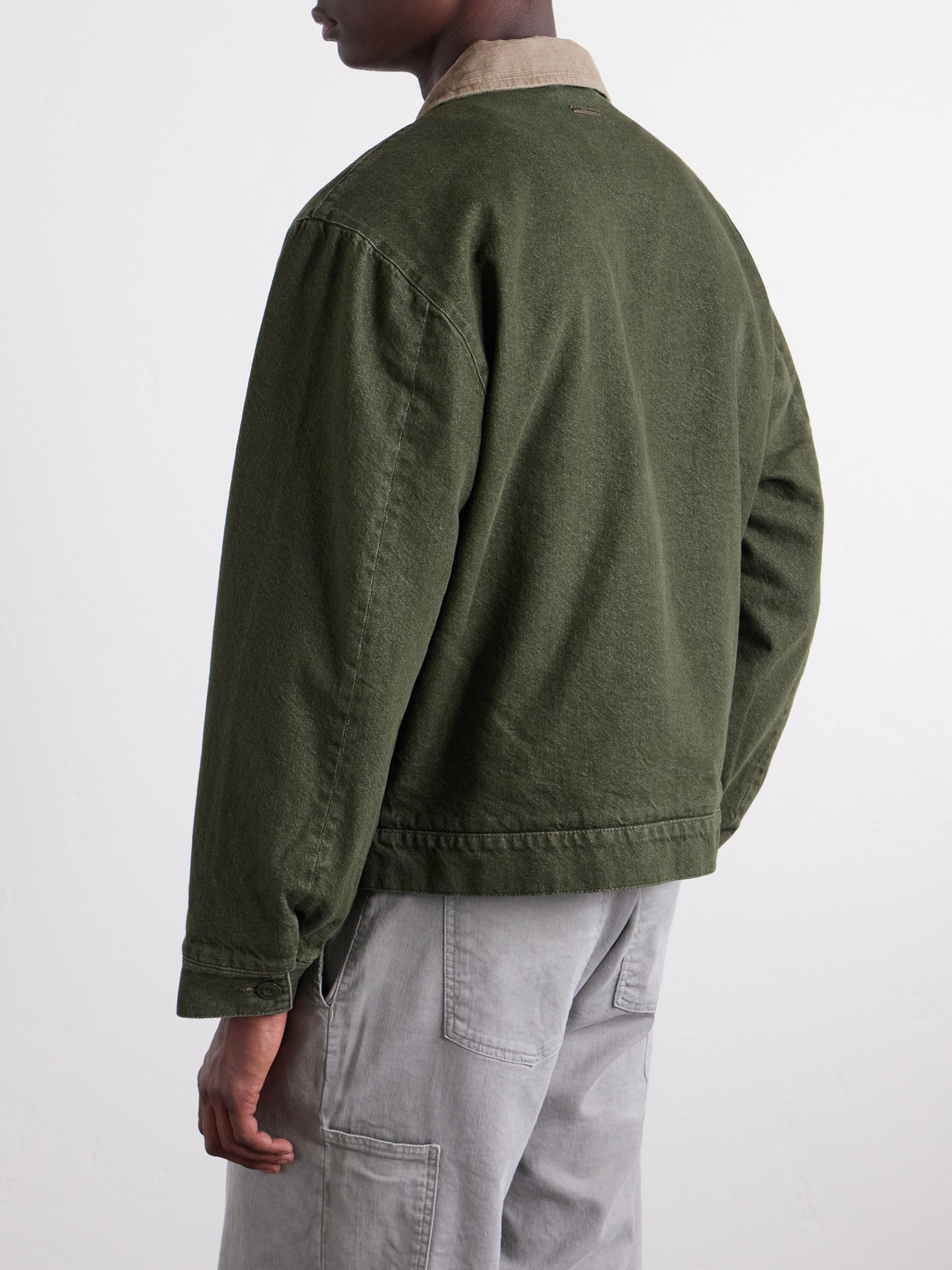 Aimé Leon Dore - Corduroy-Trimmed Denim Jacket