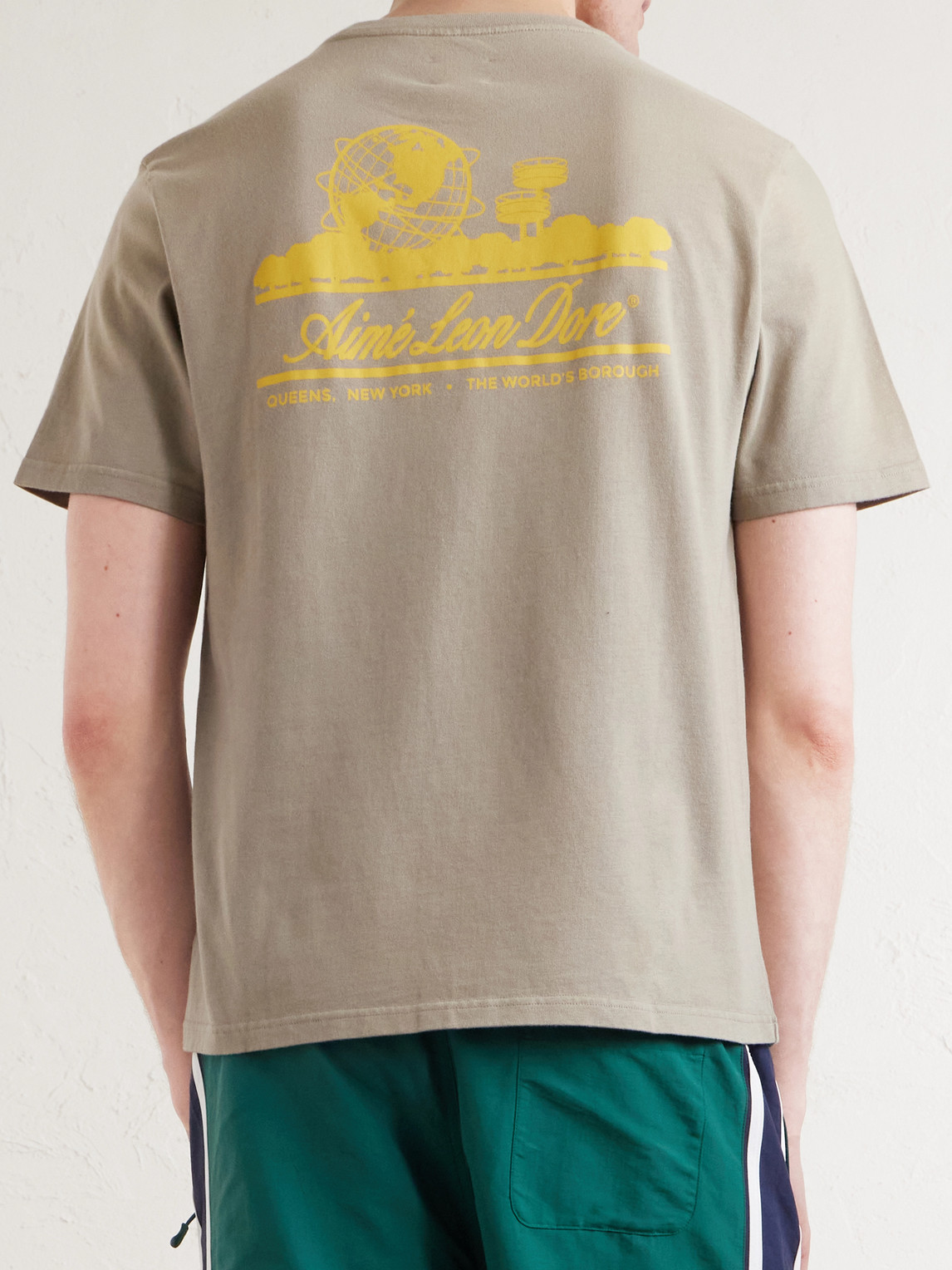 Aimé Leon Dore - Unisphere Logo-Print Cotton-Jersey T-Shirt
