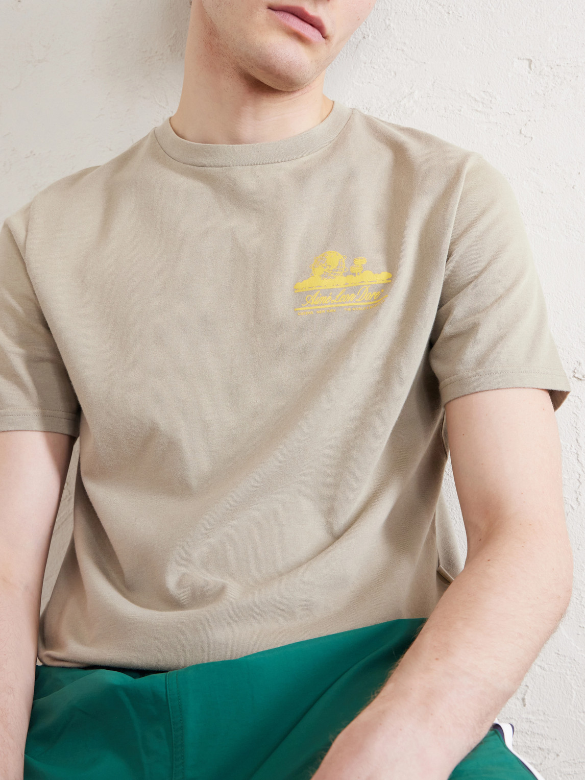Aimé Leon Dore - Unisphere Logo-Print Cotton-Jersey T-Shirt