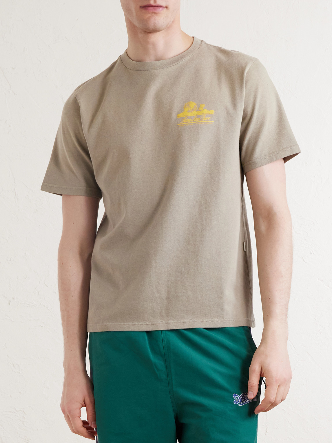 Aimé Leon Dore - Unisphere Logo-Print Cotton-Jersey T-Shirt