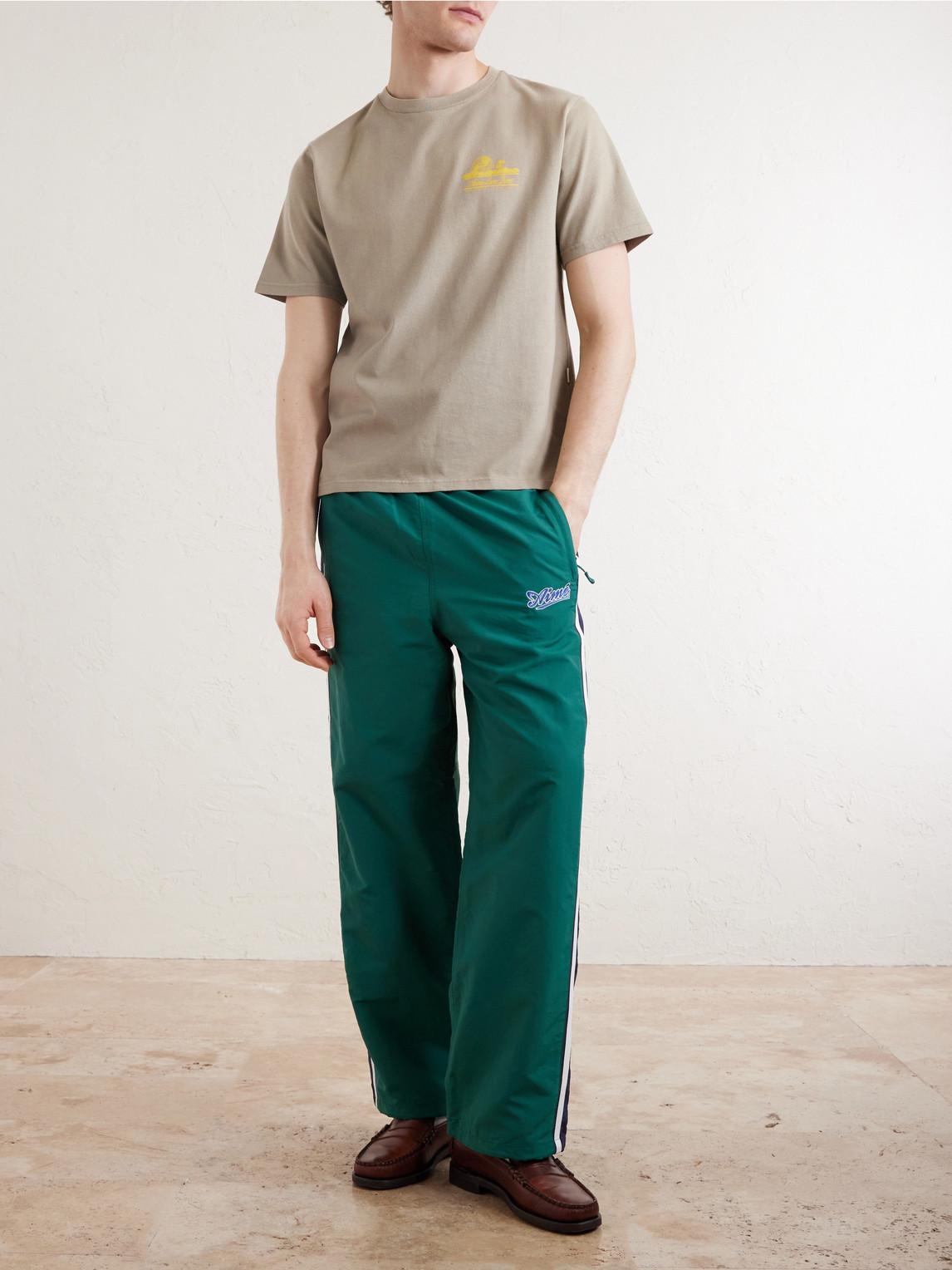 Aimé Leon Dore - Unisphere Logo-Print Cotton-Jersey T-Shirt