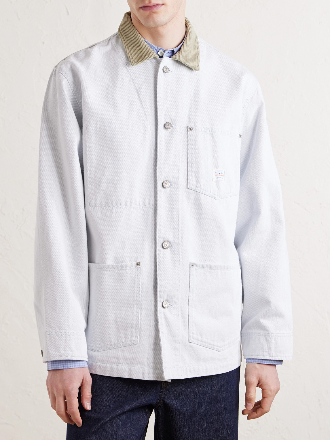 Aimé Leon Dore - Corduroy-Trimmed Denim Jacket
