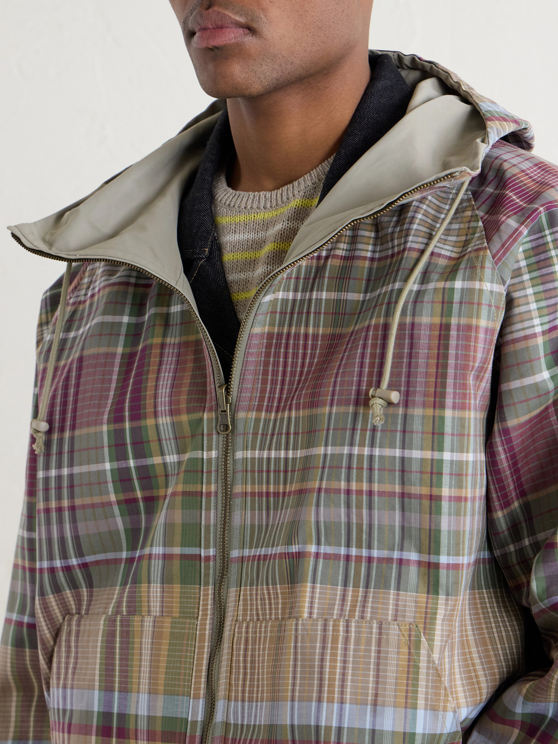 Aimé Leon Dore - Reversible Checked Shell Windbreaker Jacket