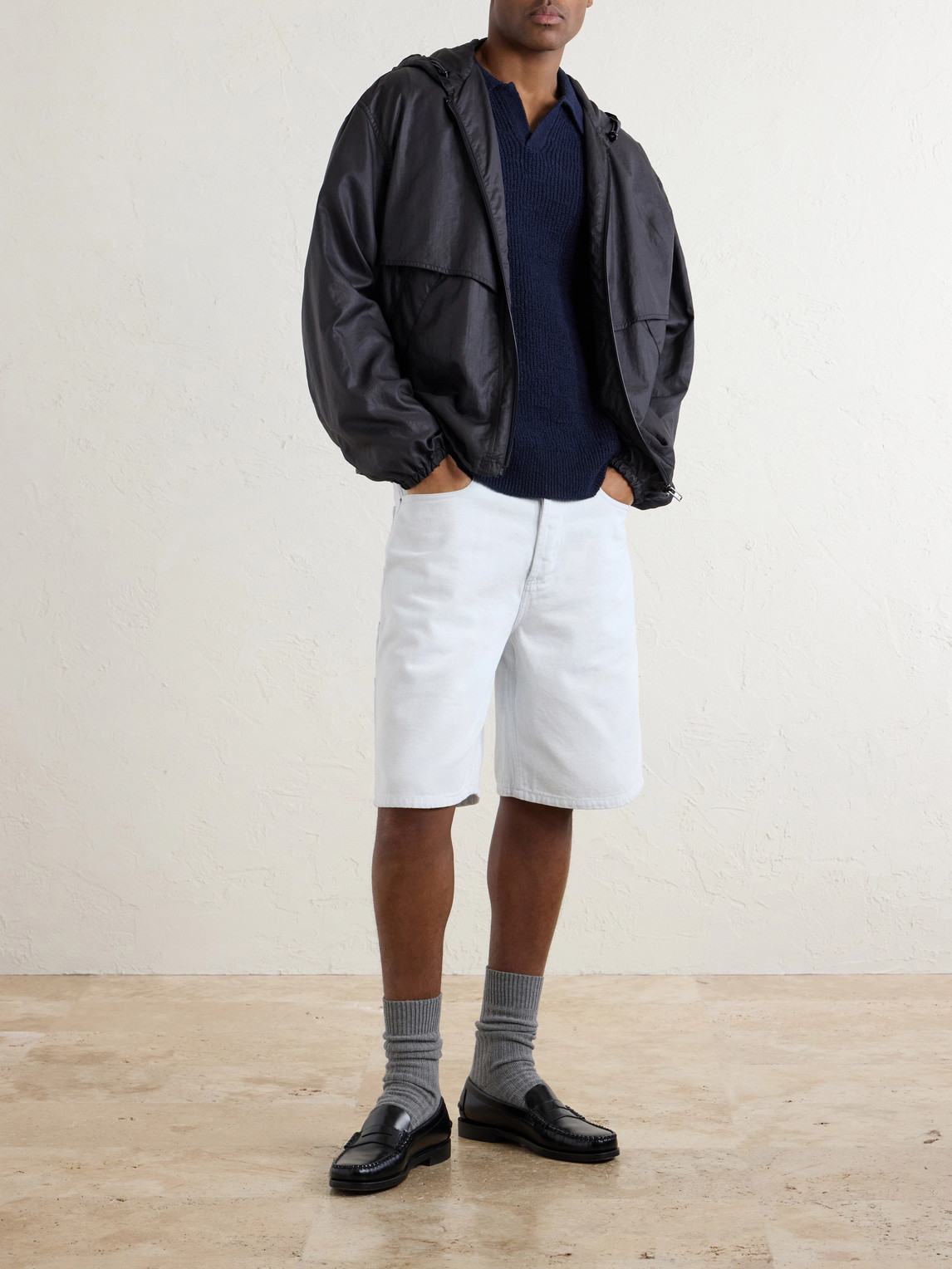 Aimé Leon Dore - Ribbed Cotton-Blend Bouclé Polo Shirt