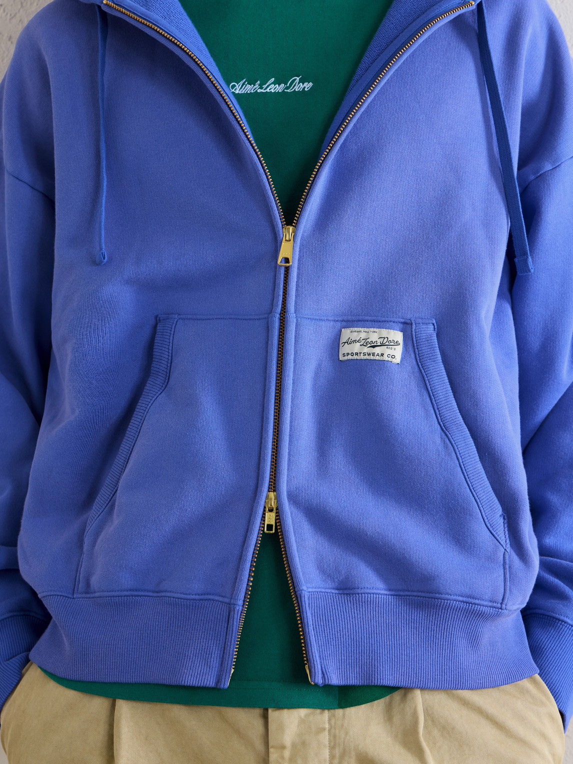 Aimé Leon Dore - Cotton-Jersey Zip-Up Hoodie