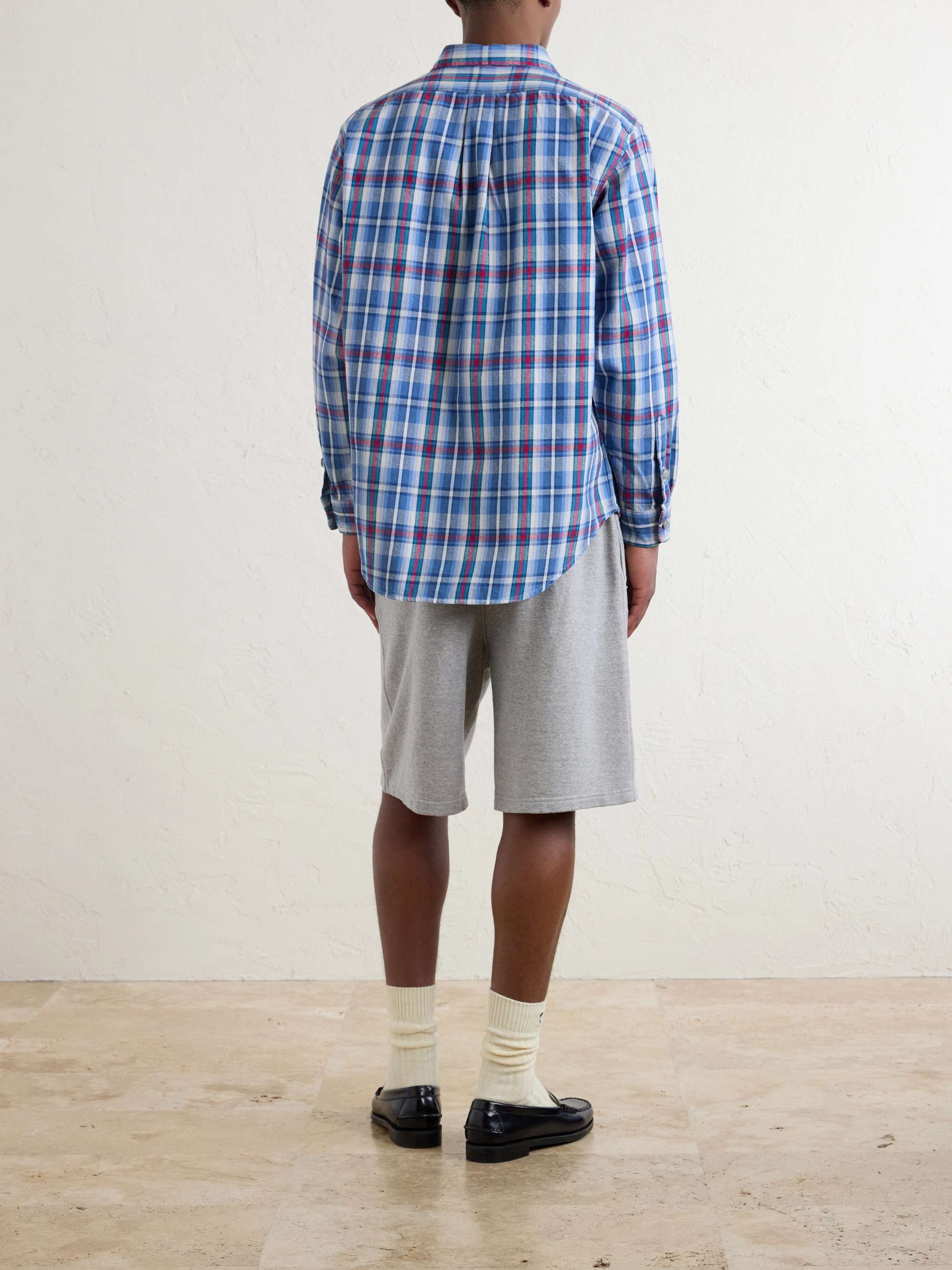 AIMÉ LEON DORE Checked Cotton-Twill Shirt for Men | MR PORTER