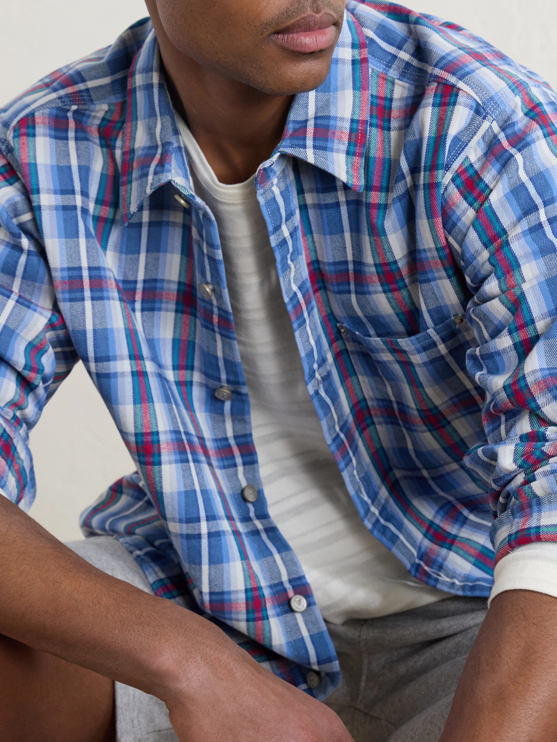 Aimé Leon Dore - Checked Cotton-Twill Shirt
