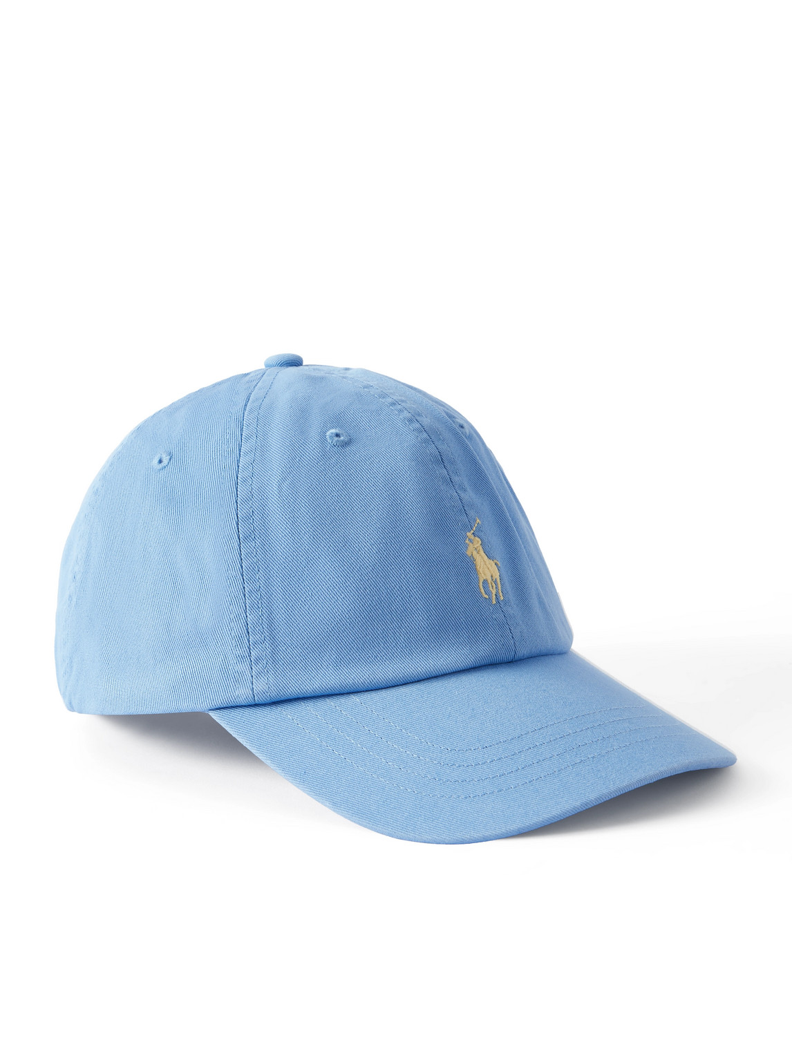 Polo Ralph Lauren Logo-embroidered Cotton-twill Baseball Cap In Blue