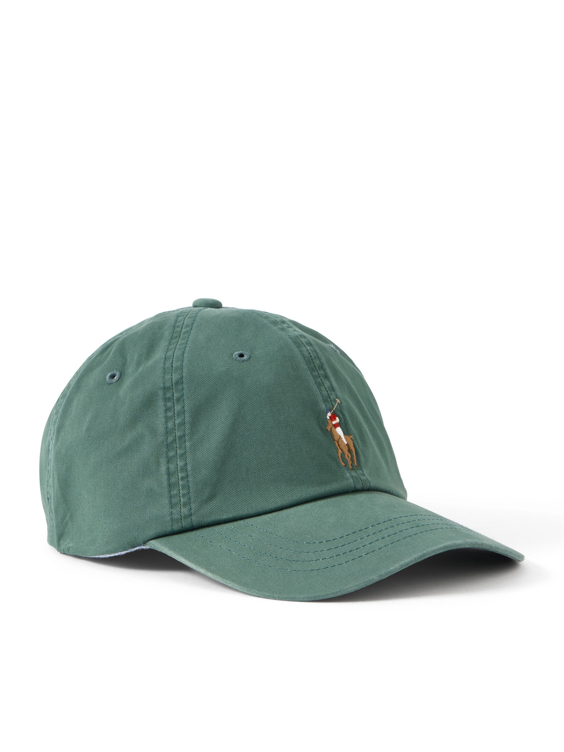 Polo Ralph Lauren Cotton-blend Twill Baseball Cap In Green