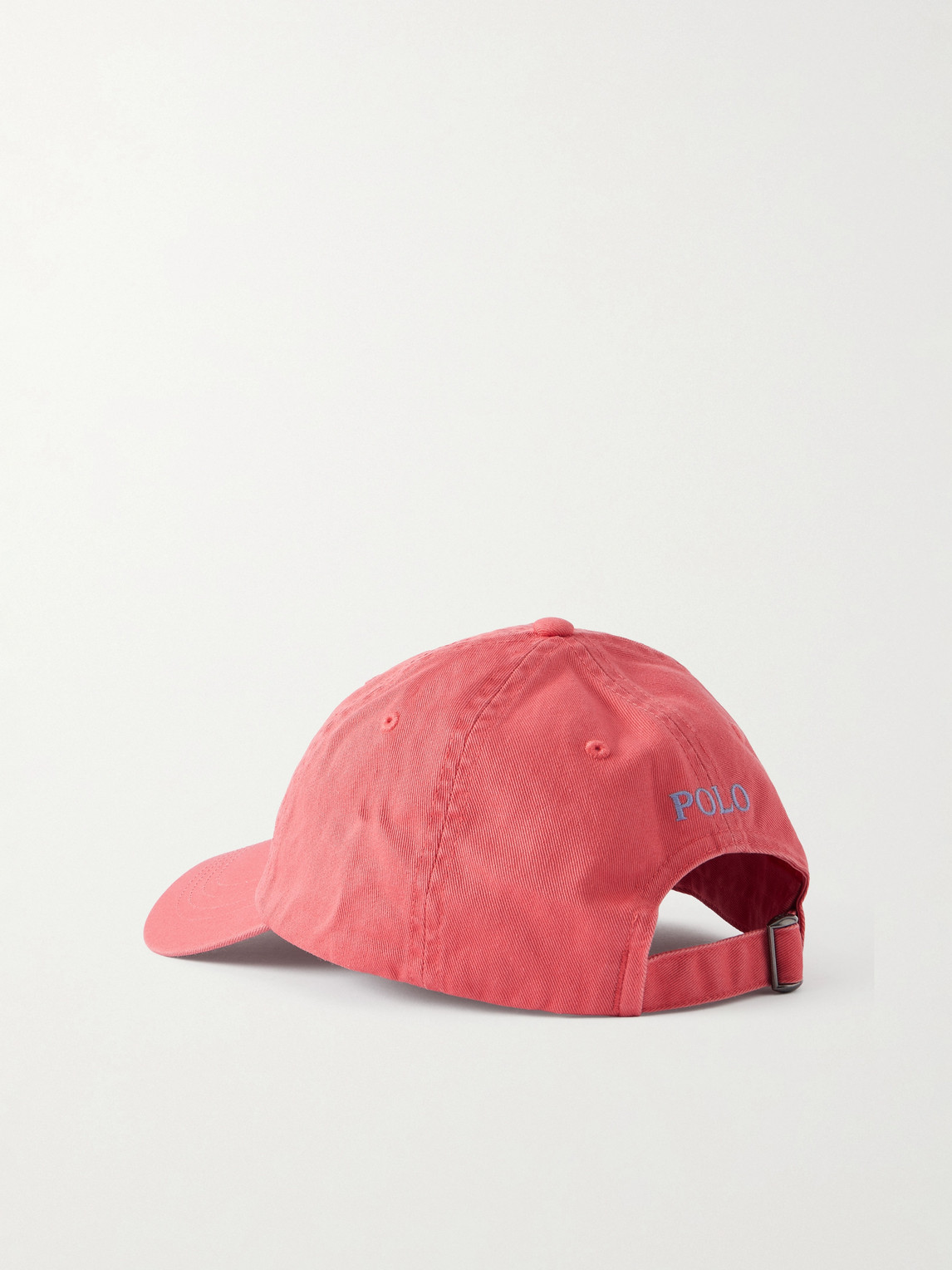 Polo Ralph Lauren Logo-embroidered Cotton-canvas Baseball Cap In Red
