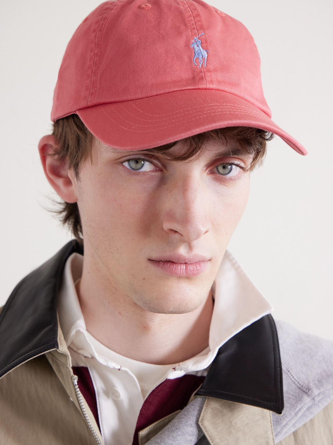 Polo Ralph Lauren Logo-embroidered Cotton-canvas Baseball Cap In Red