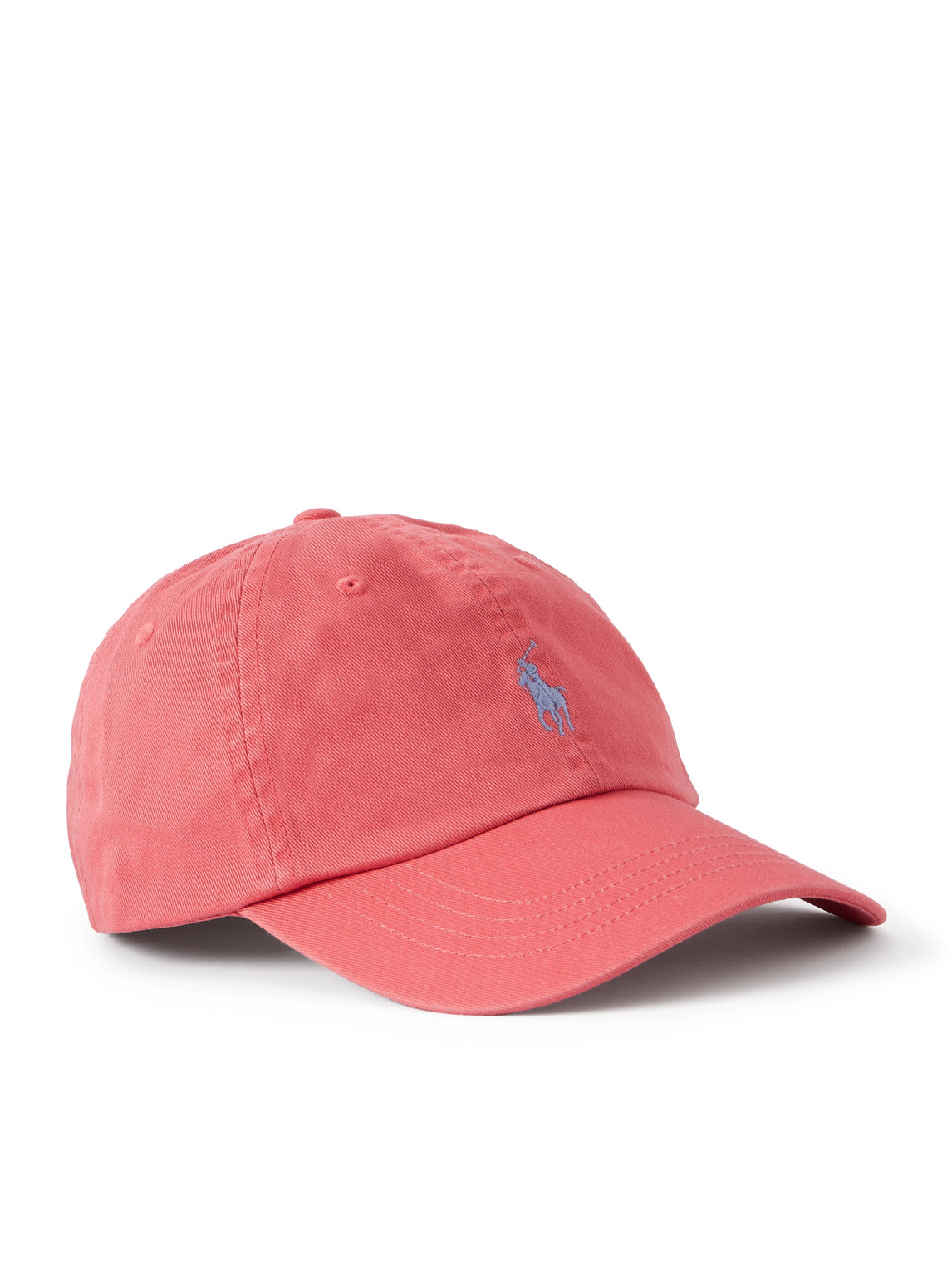 Polo Ralph Lauren Logo-embroidered Cotton-canvas Baseball Cap In Red
