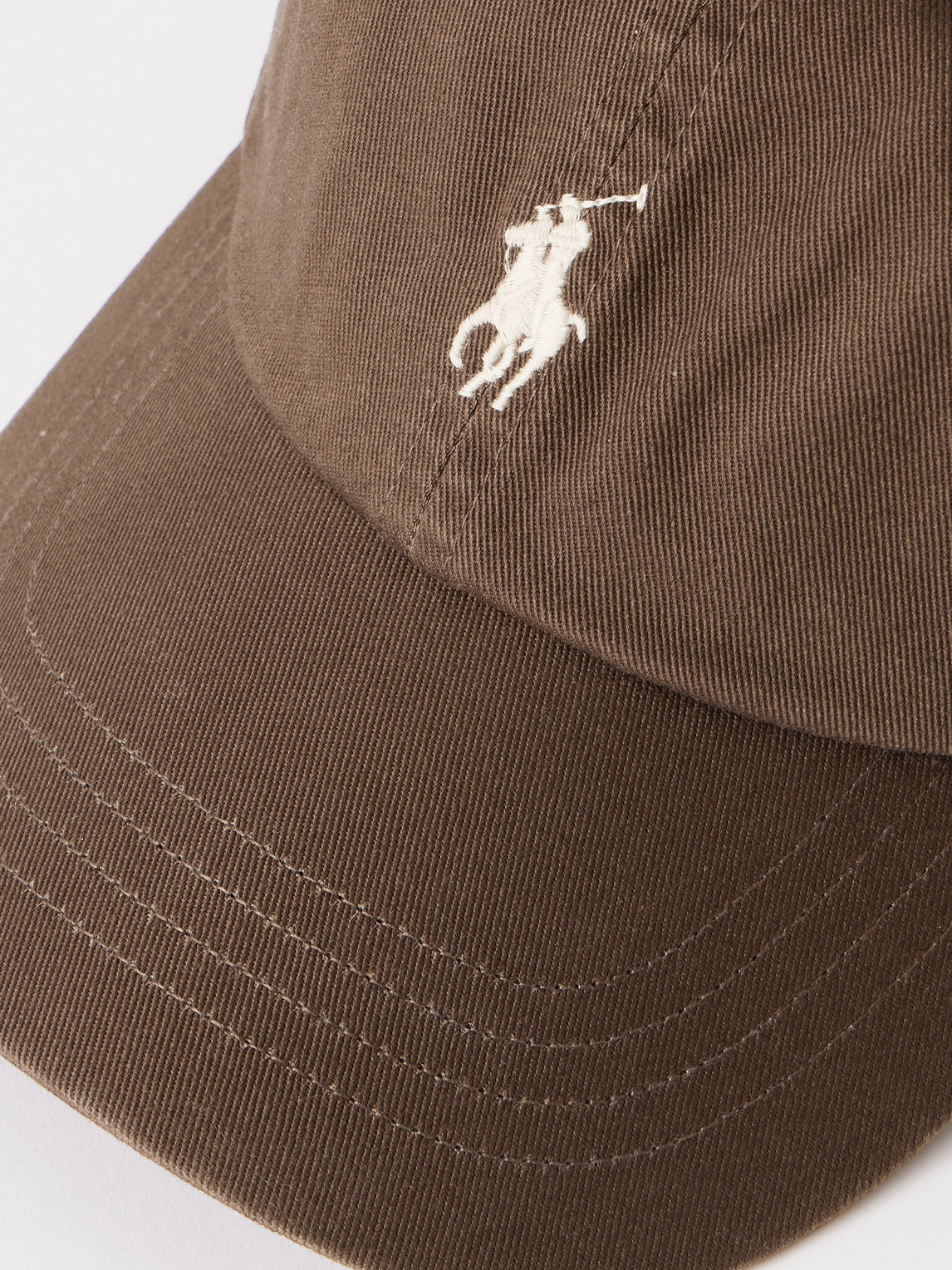 Polo Ralph Lauren Logo-embroidered Cotton-canvas Baseball Cap In Brown