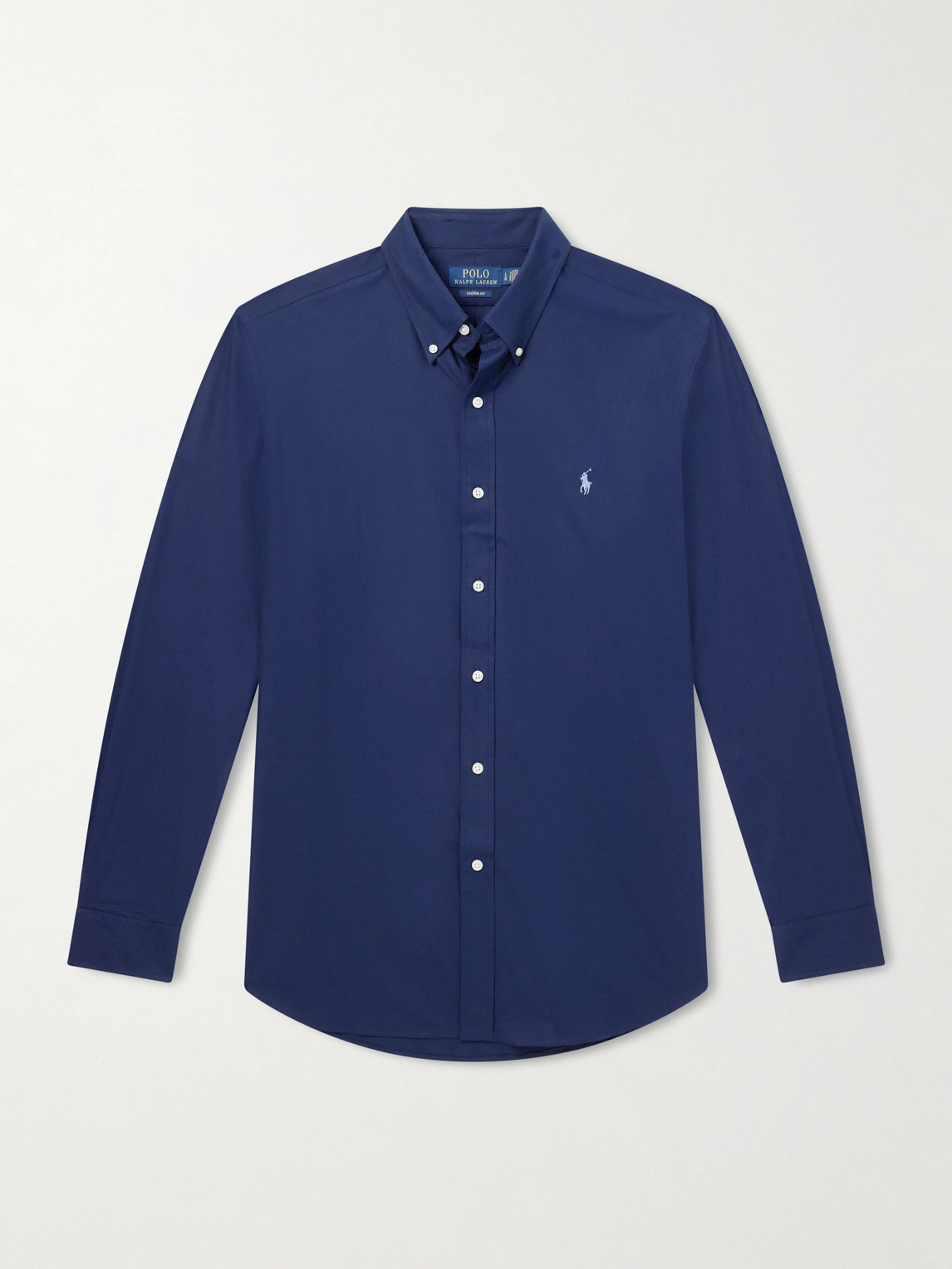 Polo Ralph Lauren Logo-Embroidered Stretch-Cotton Poplin Shirt - Men