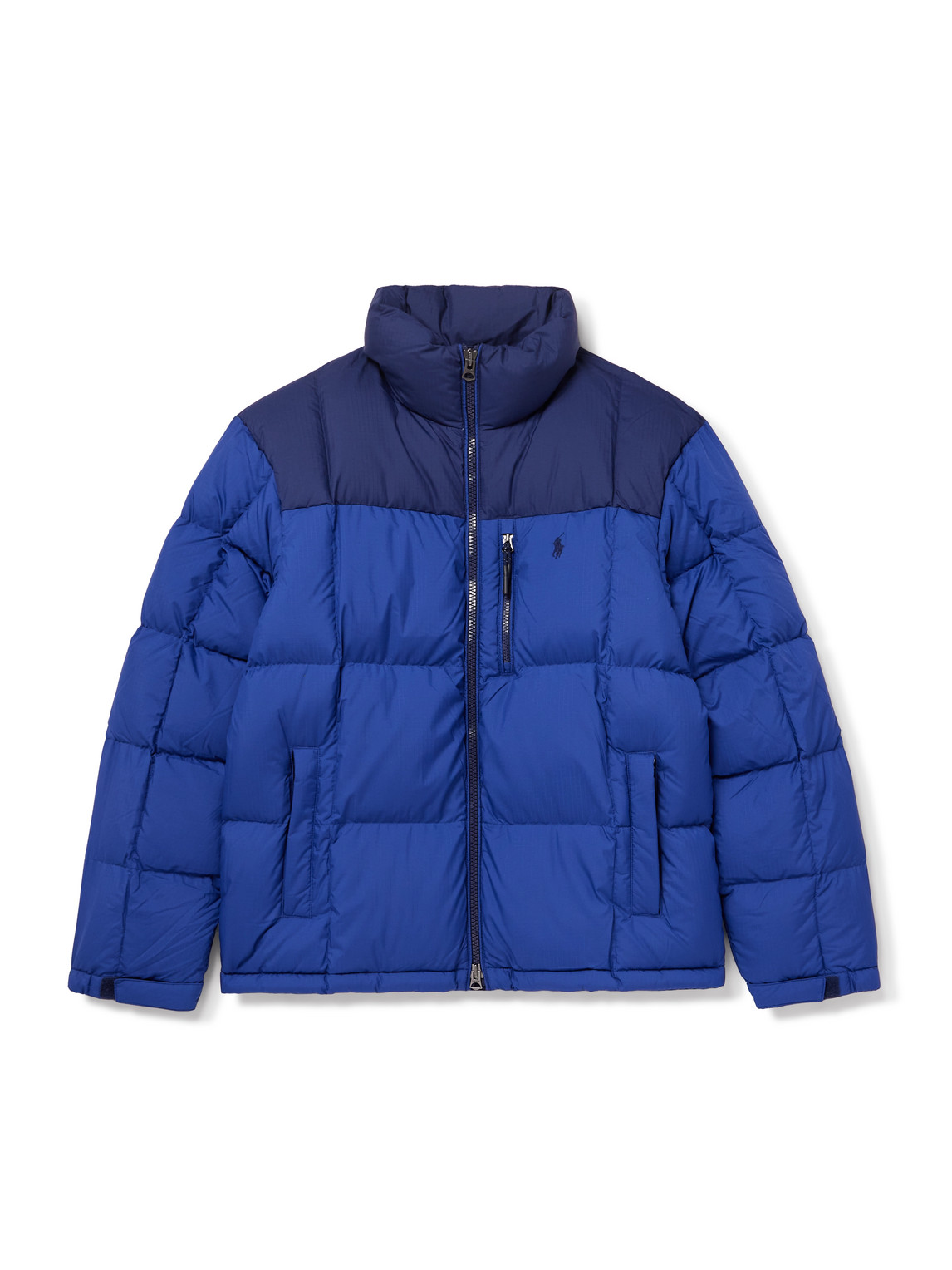 Polo Ralph Lauren Gorham Quilted Recycled-ripstop Down Jacket In Blue
