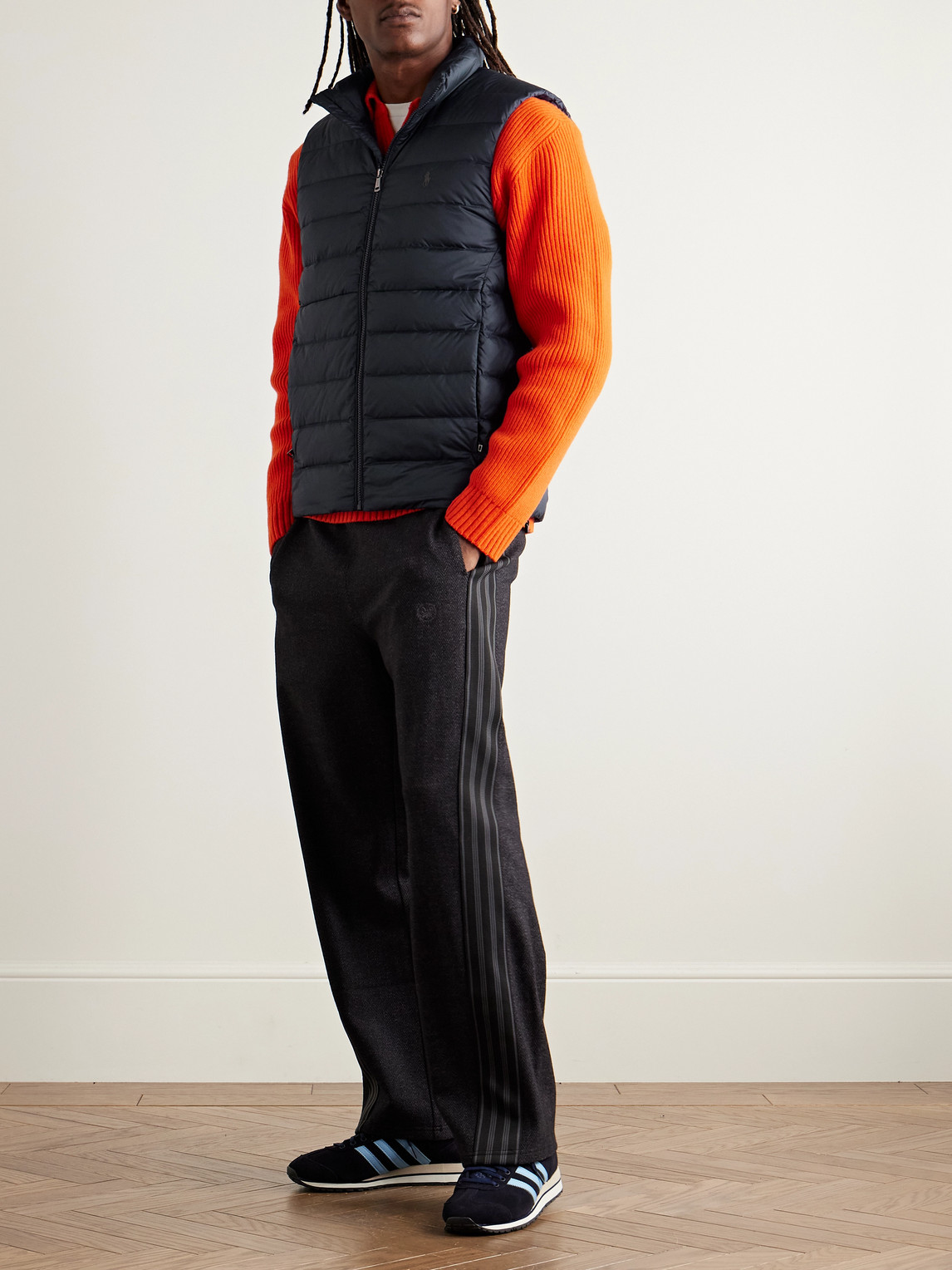 Polo Ralph Lauren The Colden Quilted Shell Down Gilet In Blue