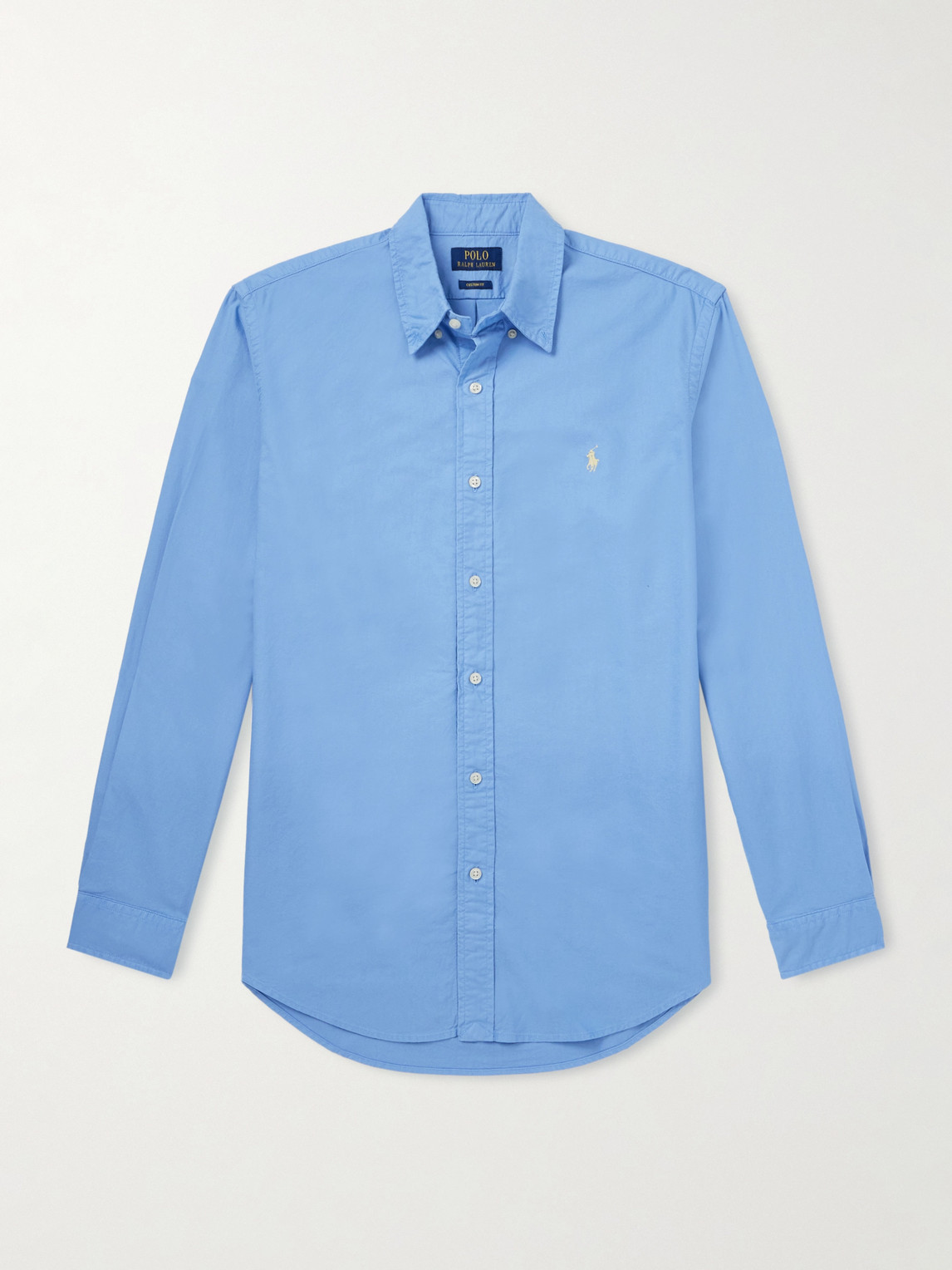 Polo Ralph Lauren Button-Down Collar Logo-Embroidered Cotton Shirt - Men
