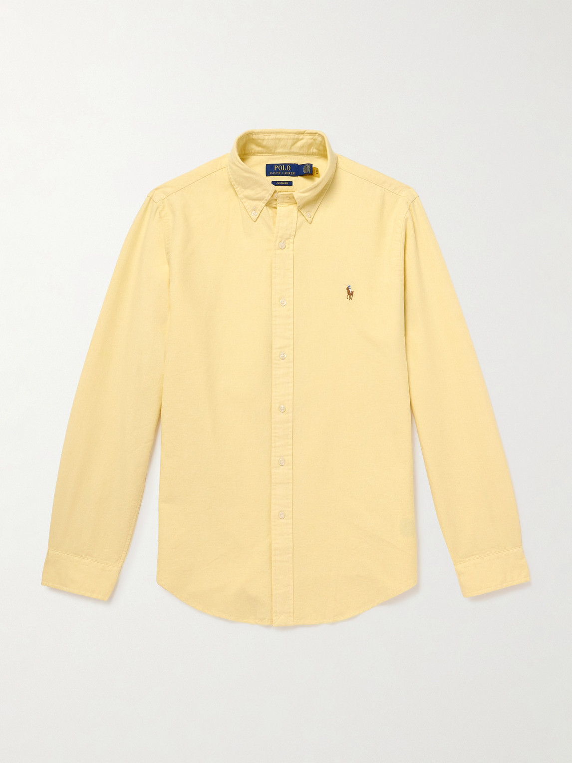 Polo Ralph Lauren Button-Down Collar Logo-Embroidered Cotton Shirten