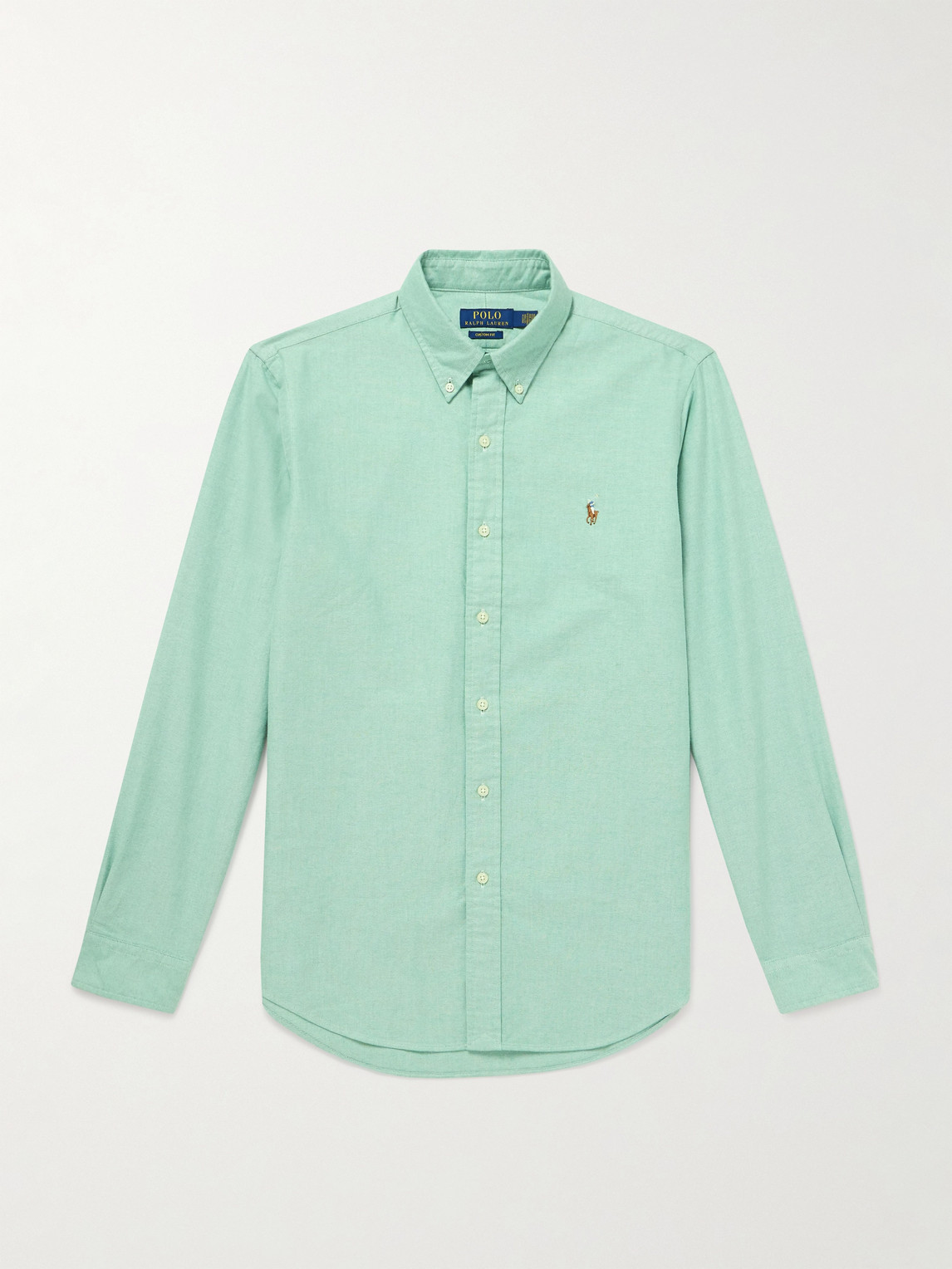 Polo Ralph Lauren Button-Down Collar Logo-Embroidered Cotton Shirt - Men