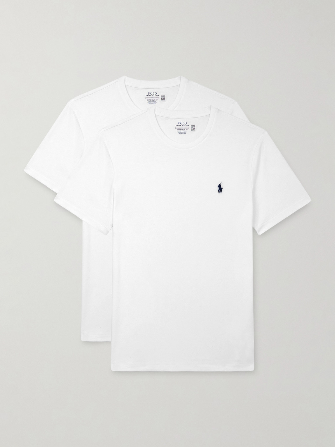 Polo Ralph Lauren Set of Two Slim-Fit Logo-Embroidered Cotton-Jersey T-Shirts - Men