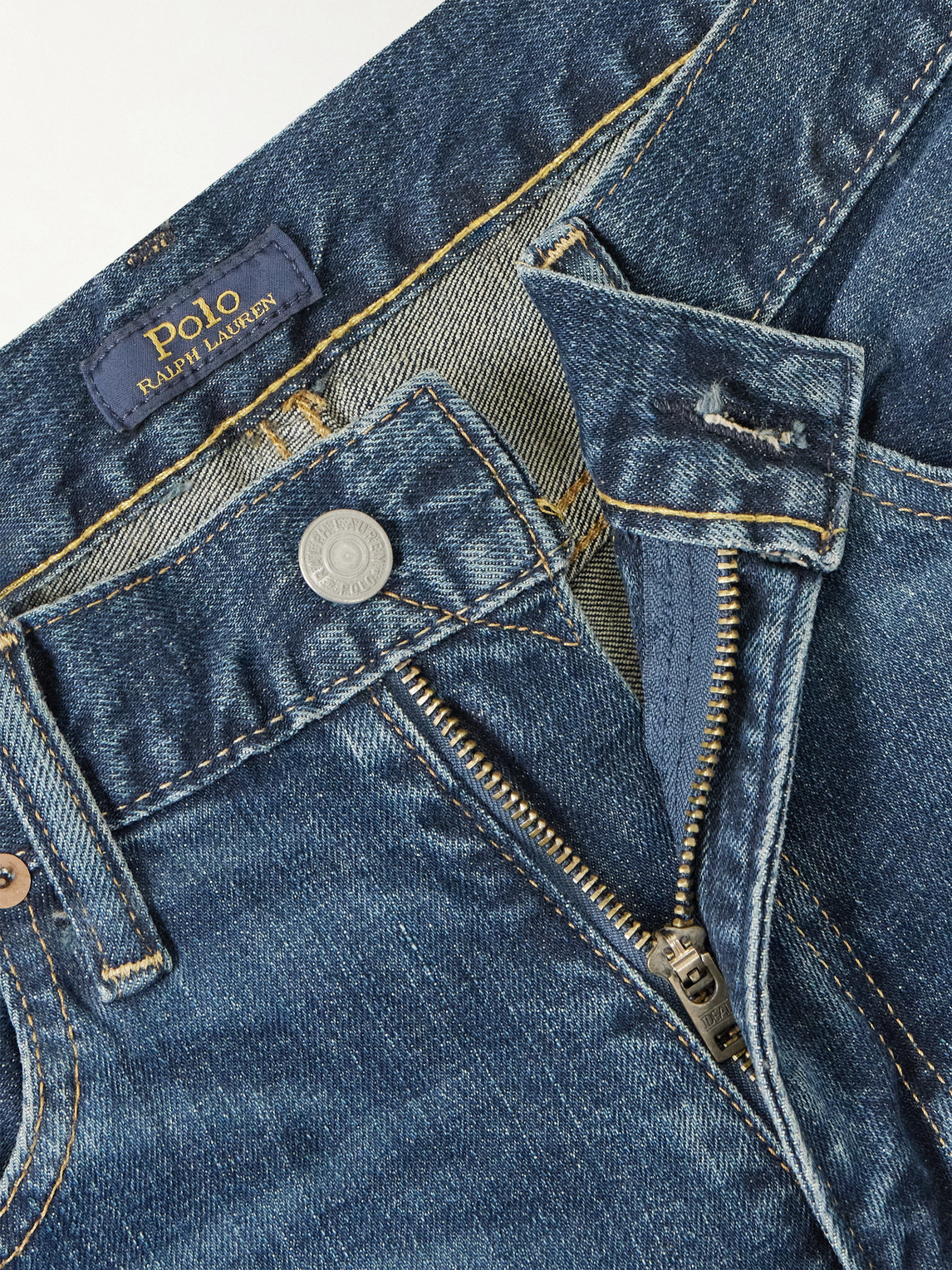 Polo Ralph Lauren Sullivan Slim-fit Straight-leg Jeans In Blue