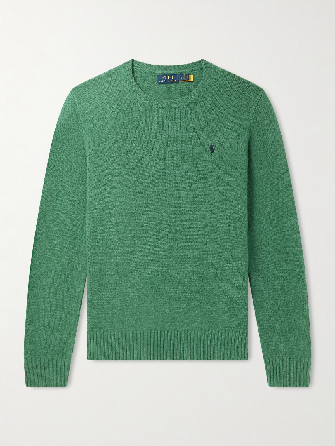 Polo Ralph Lauren Logo-Embroidered Wool and Cashmere-Blend Sweateren